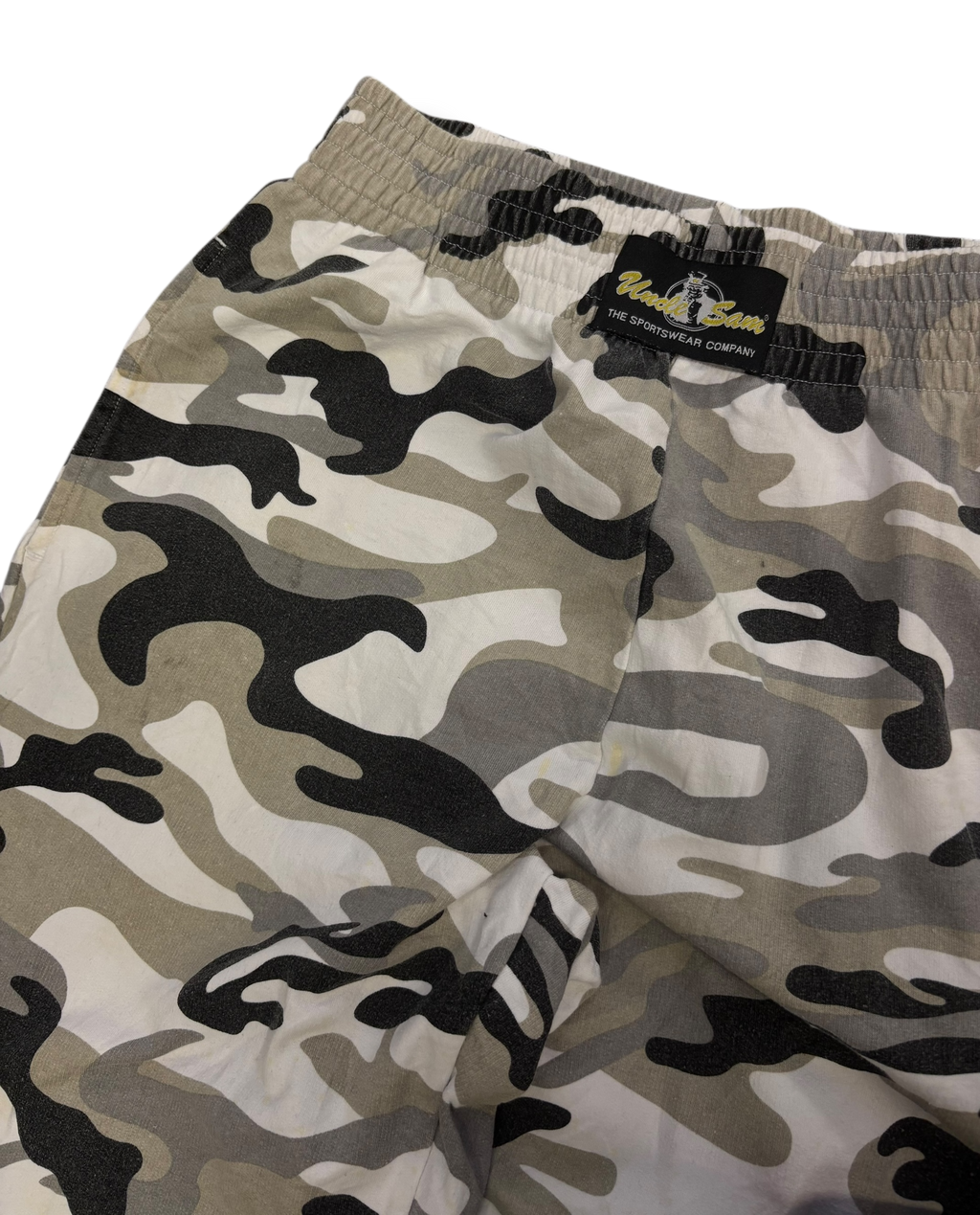 Vintage 2000s Uncle Sam camo baggy tepláky
