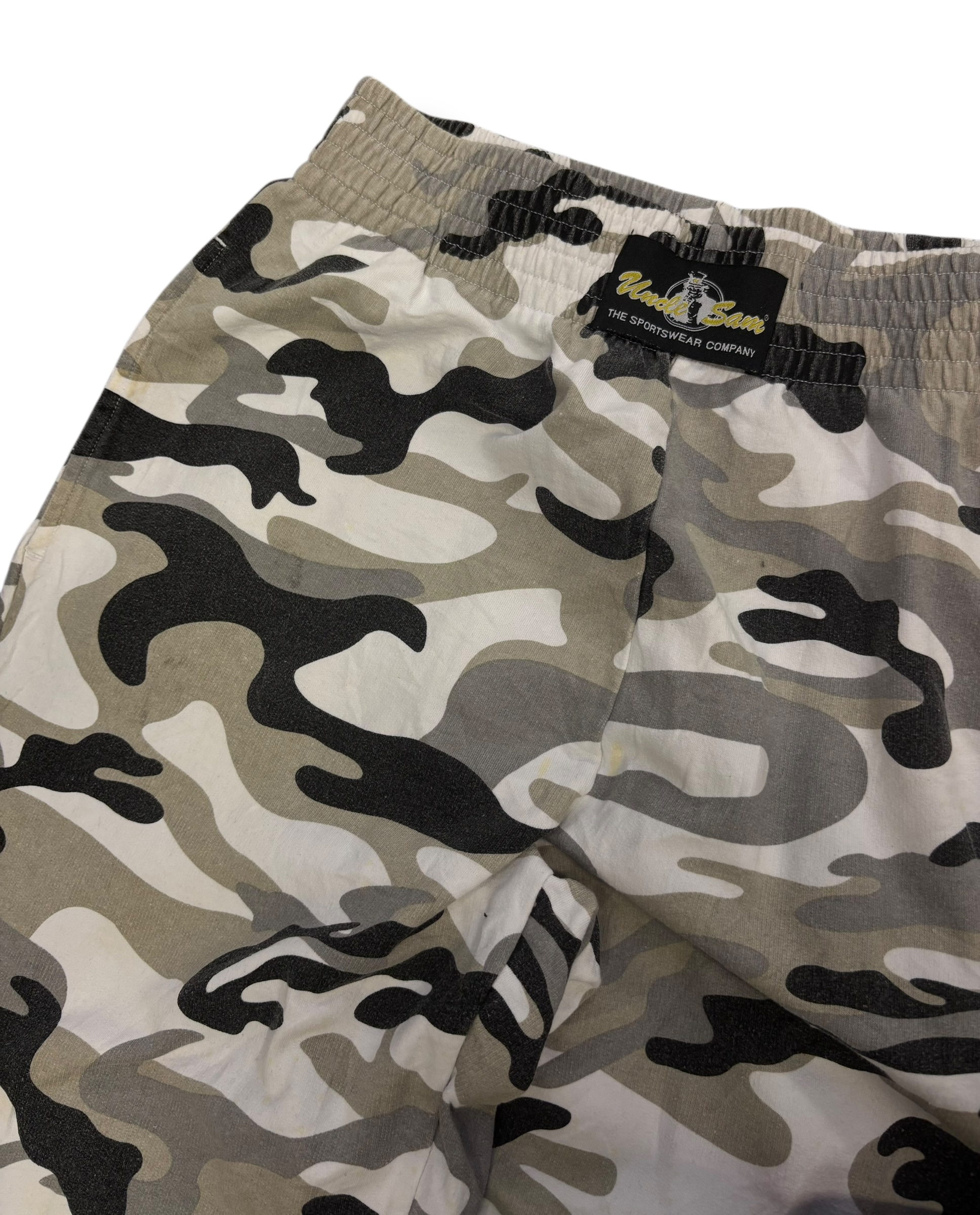 Vintage 2000s Uncle Sam camo baggy tepláky