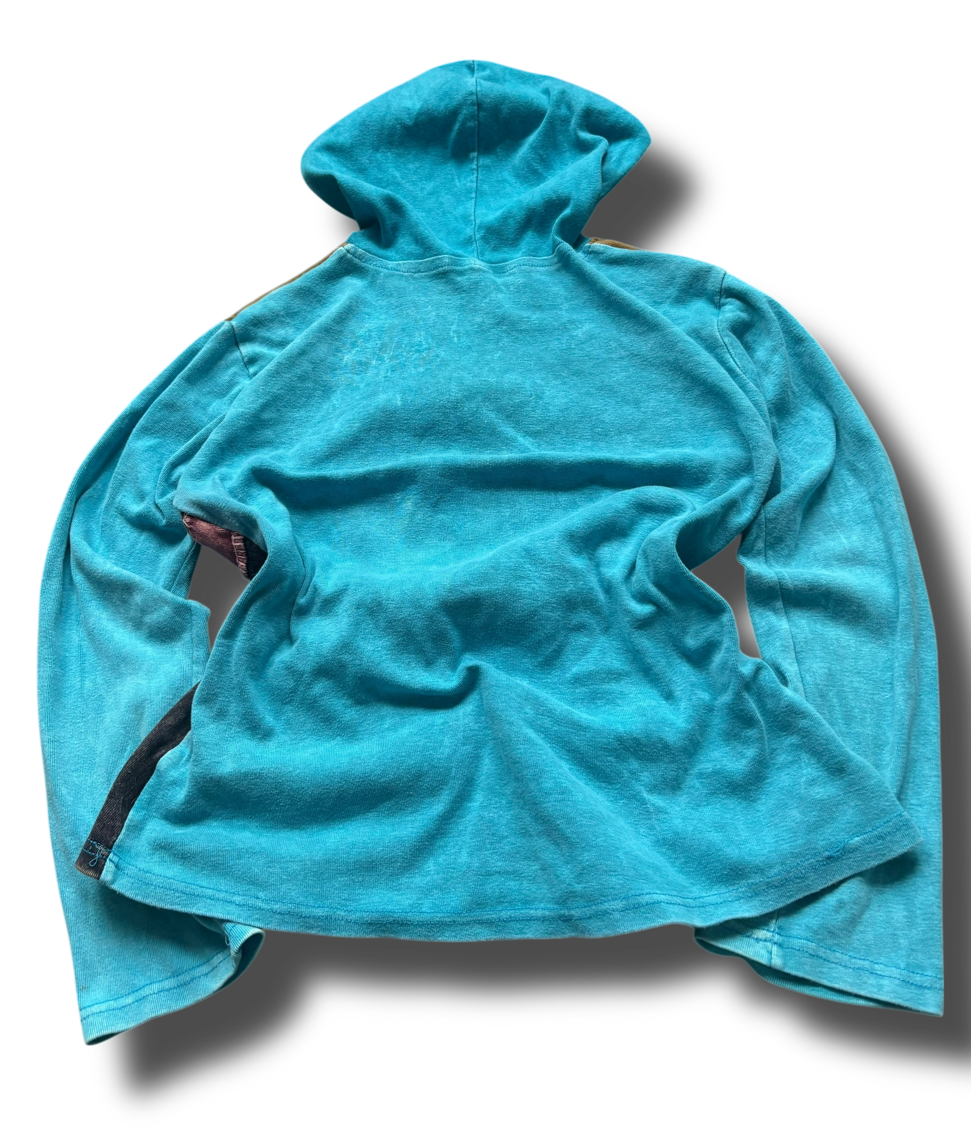 Vintage hippie patchwork mikina na zip