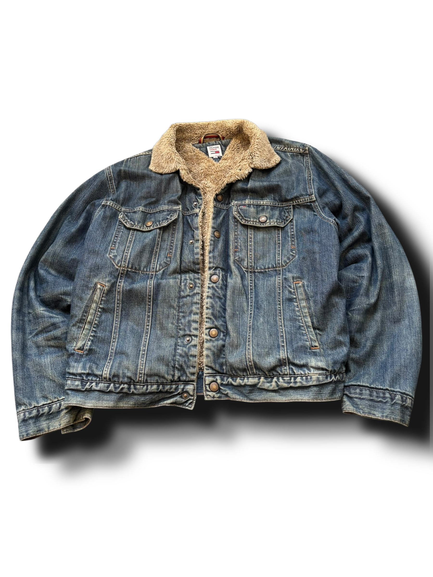 90s Tommy Hilfiger vintage džínová bunda