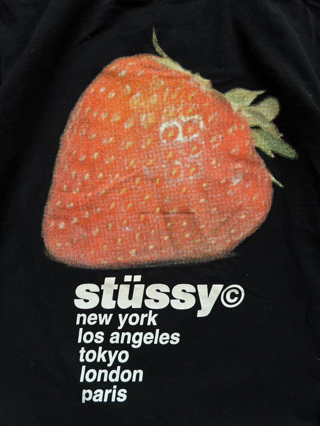 Stussy heavy cotton graphic triko