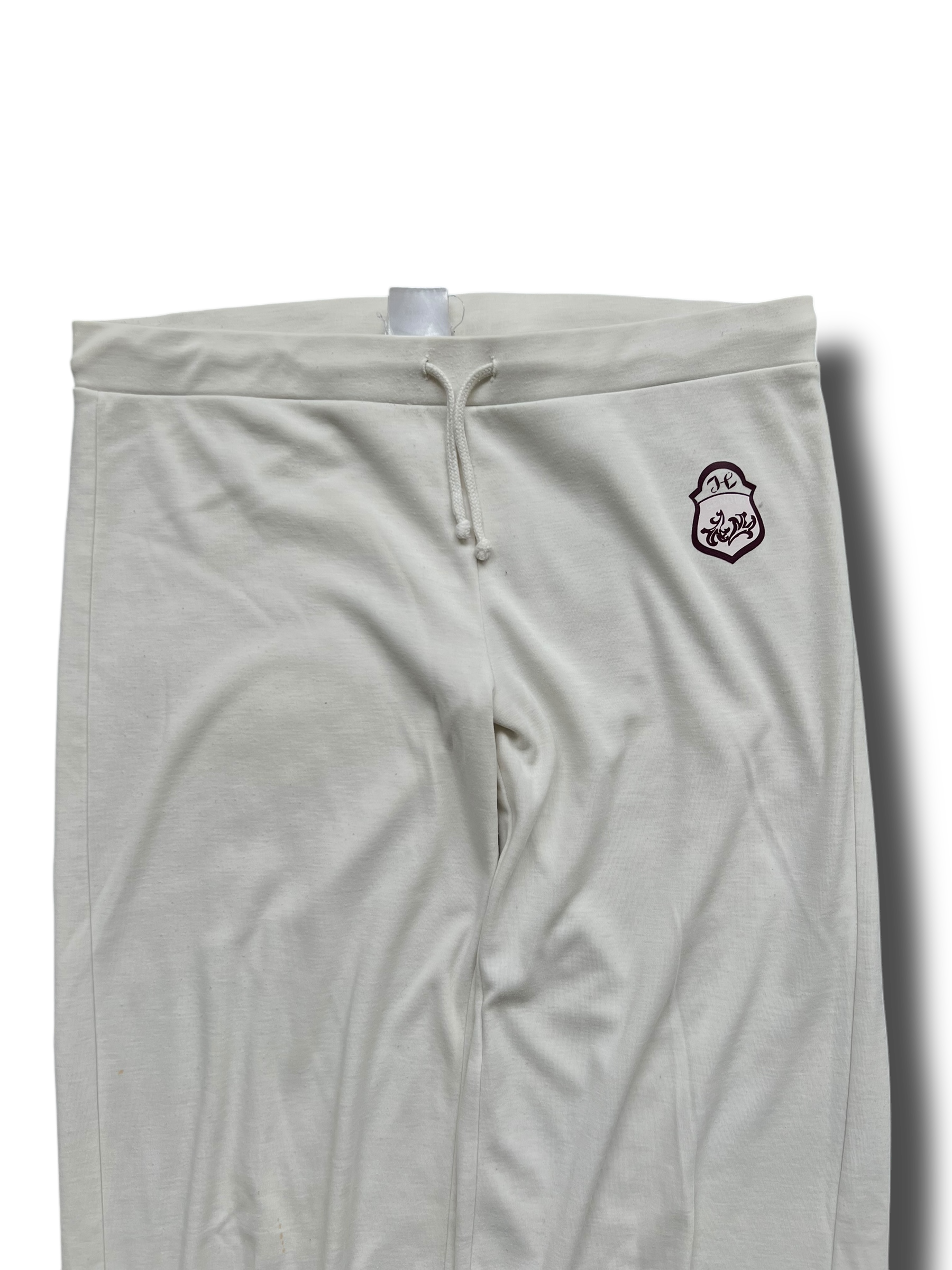 Y2k béžové bootcut kalhoty