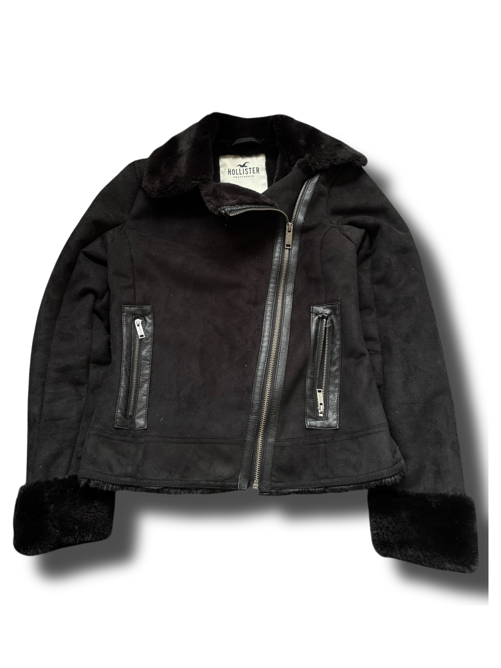 Y2K Hollister fur dámský kabát