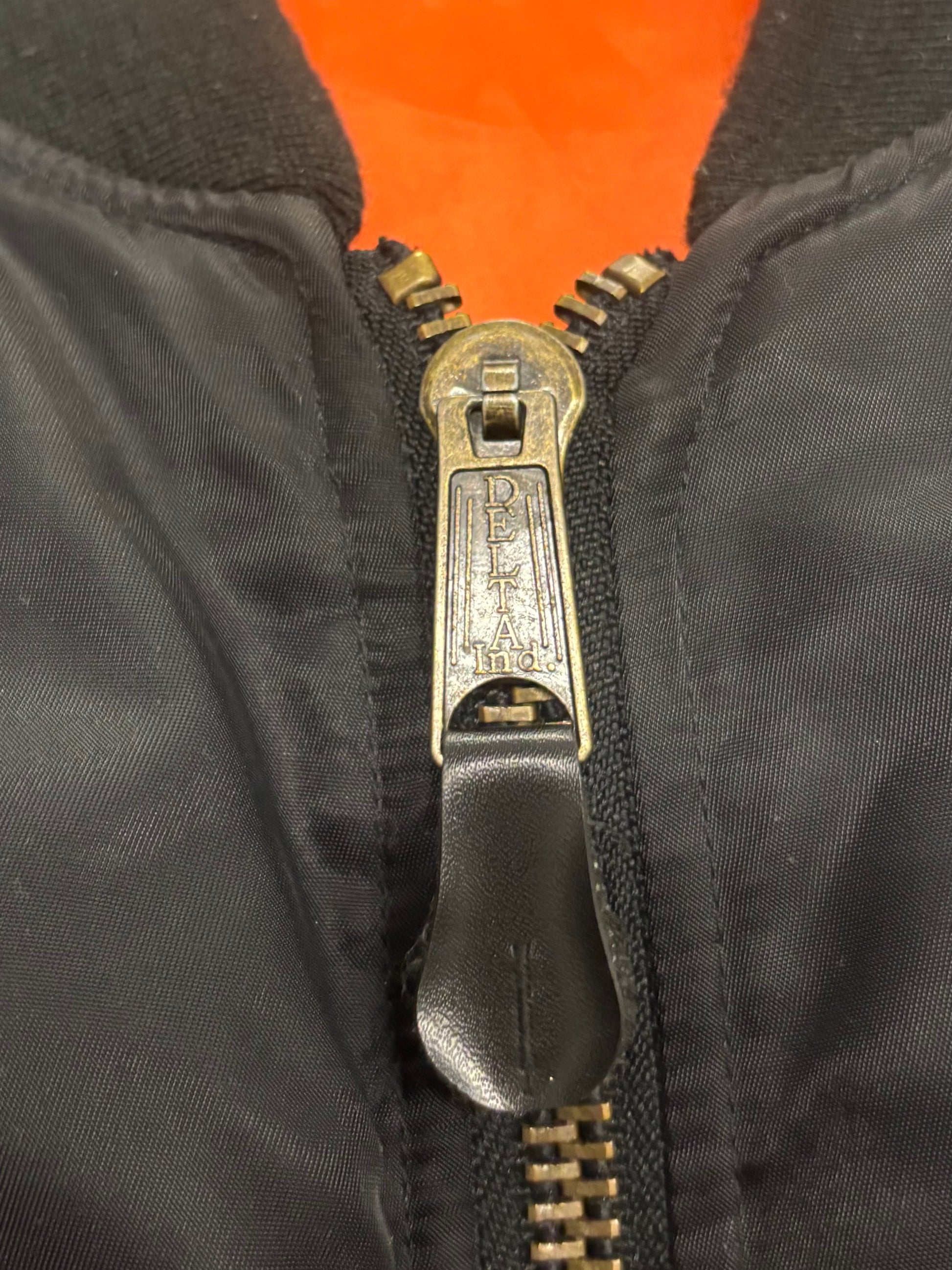 Vintage Delta army baggy bomber