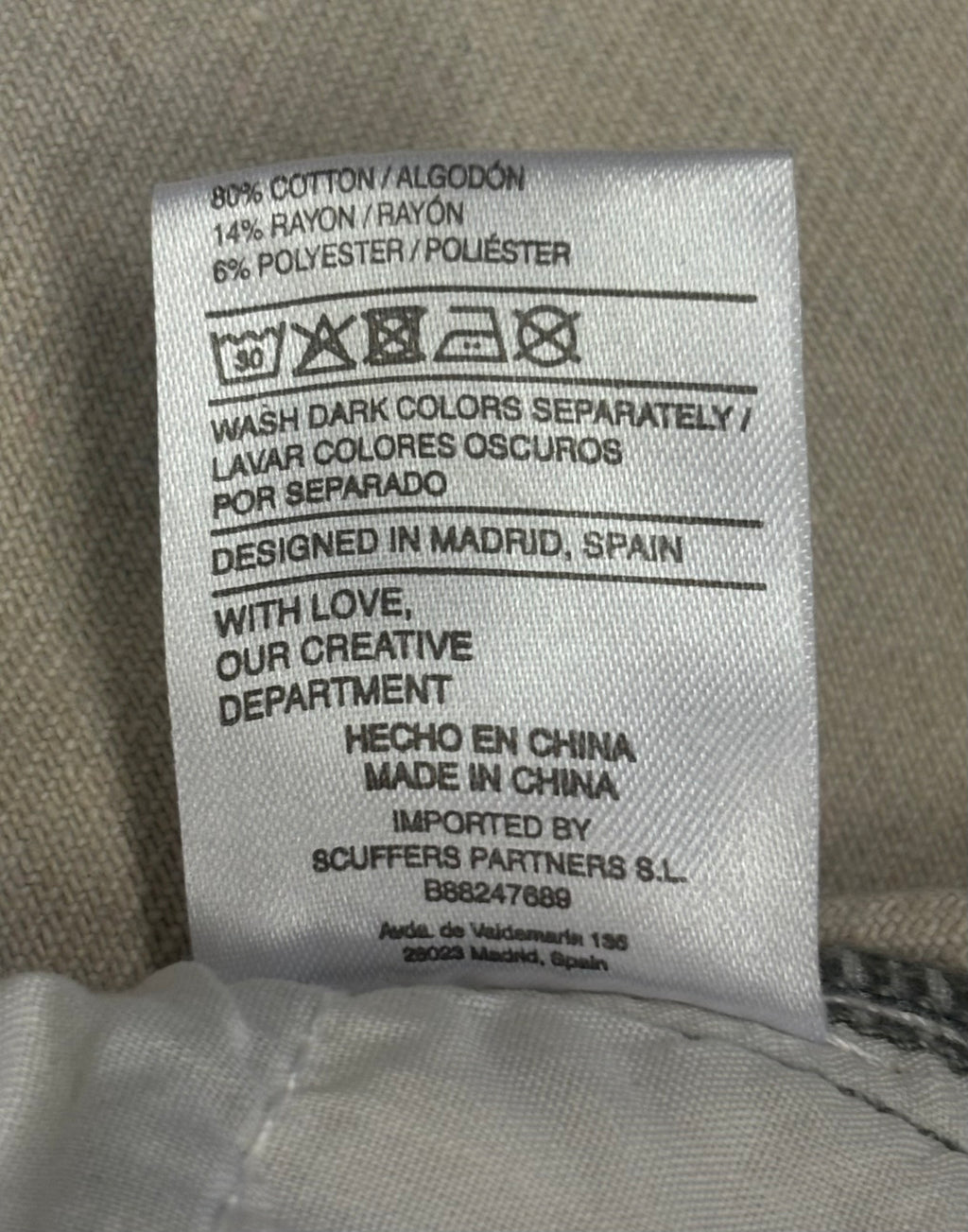 Scuffers baggy flared kalhoty