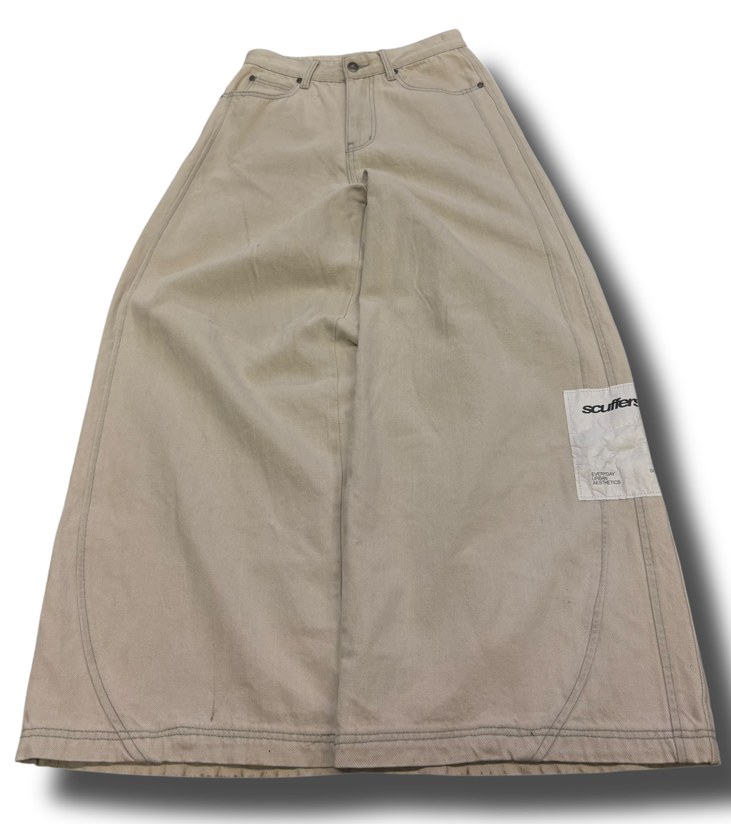 Scuffers baggy flared kalhoty