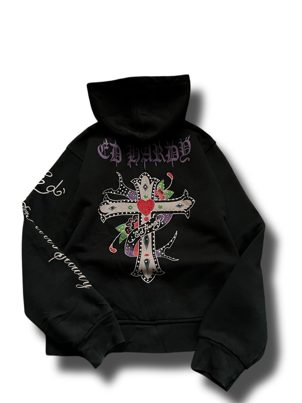 Vintage Y2k Ed Hardy zipp mikina