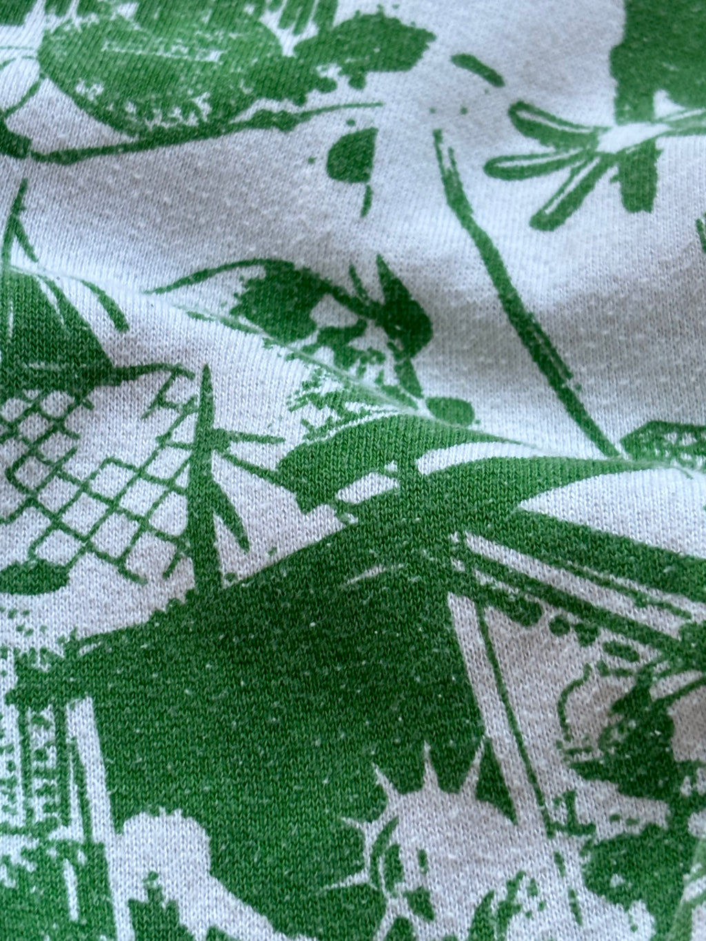 Y2K Fishbone overprint mikina