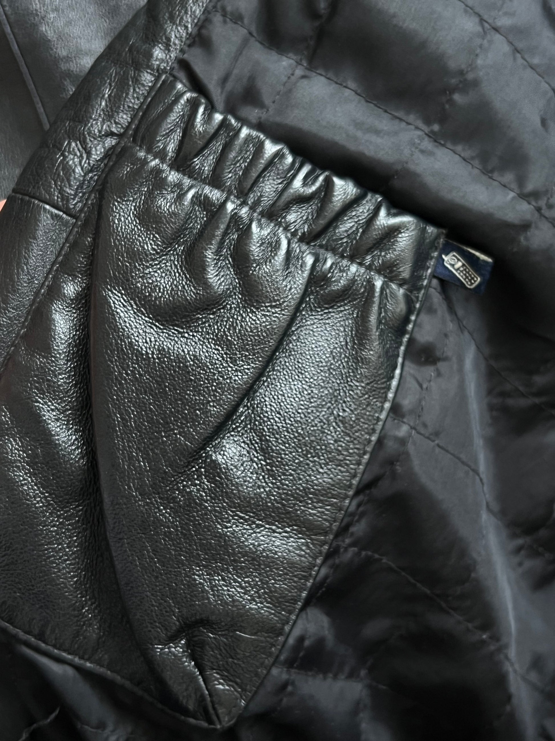 Vintage heavy real leather Tom Taylor kožená bunda