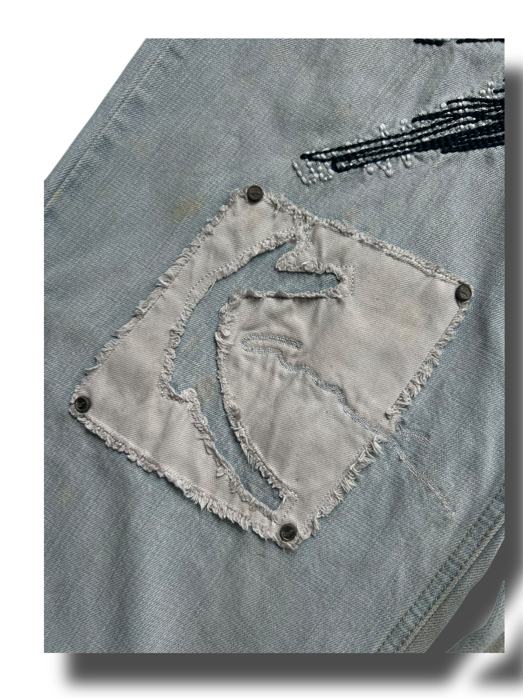 Vintage rare heavy washed Karl Kani jeans