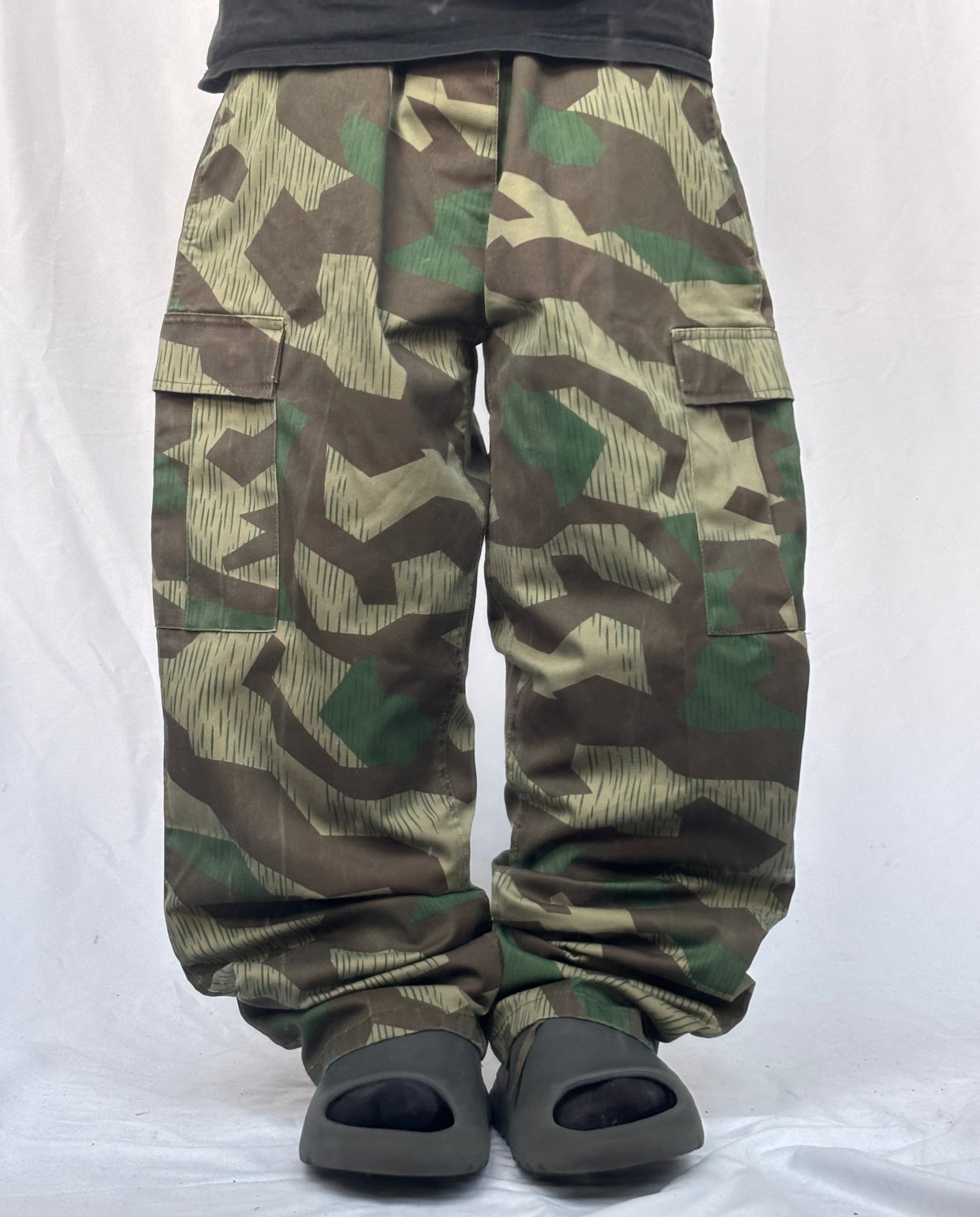 Vintage Camo baggy maskáčové kalhoty