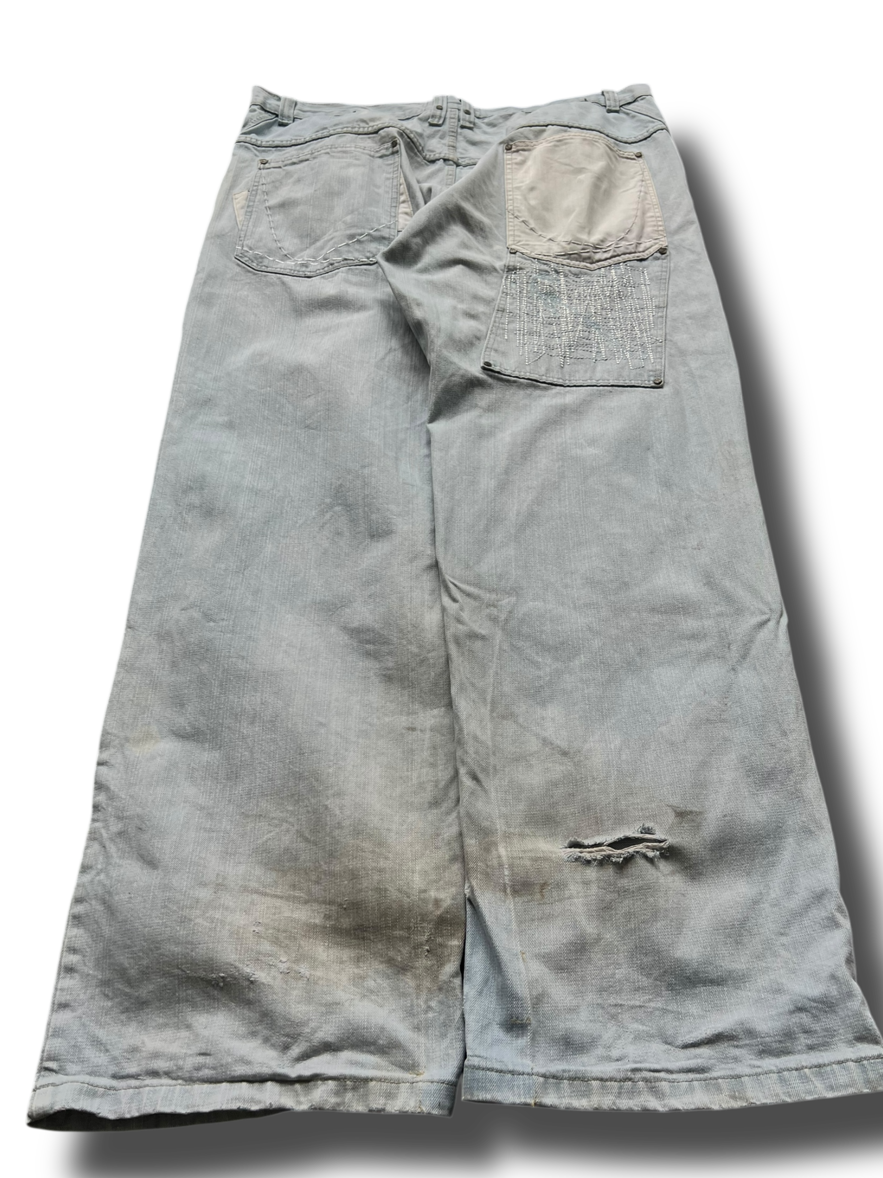 Vintage rare heavy washed Karl Kani jeans