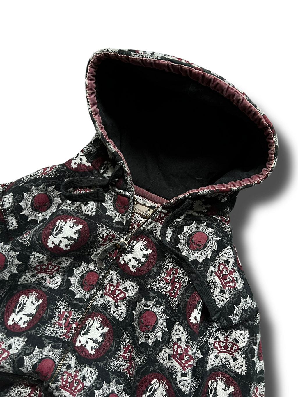 Vintage Big Budha zipper