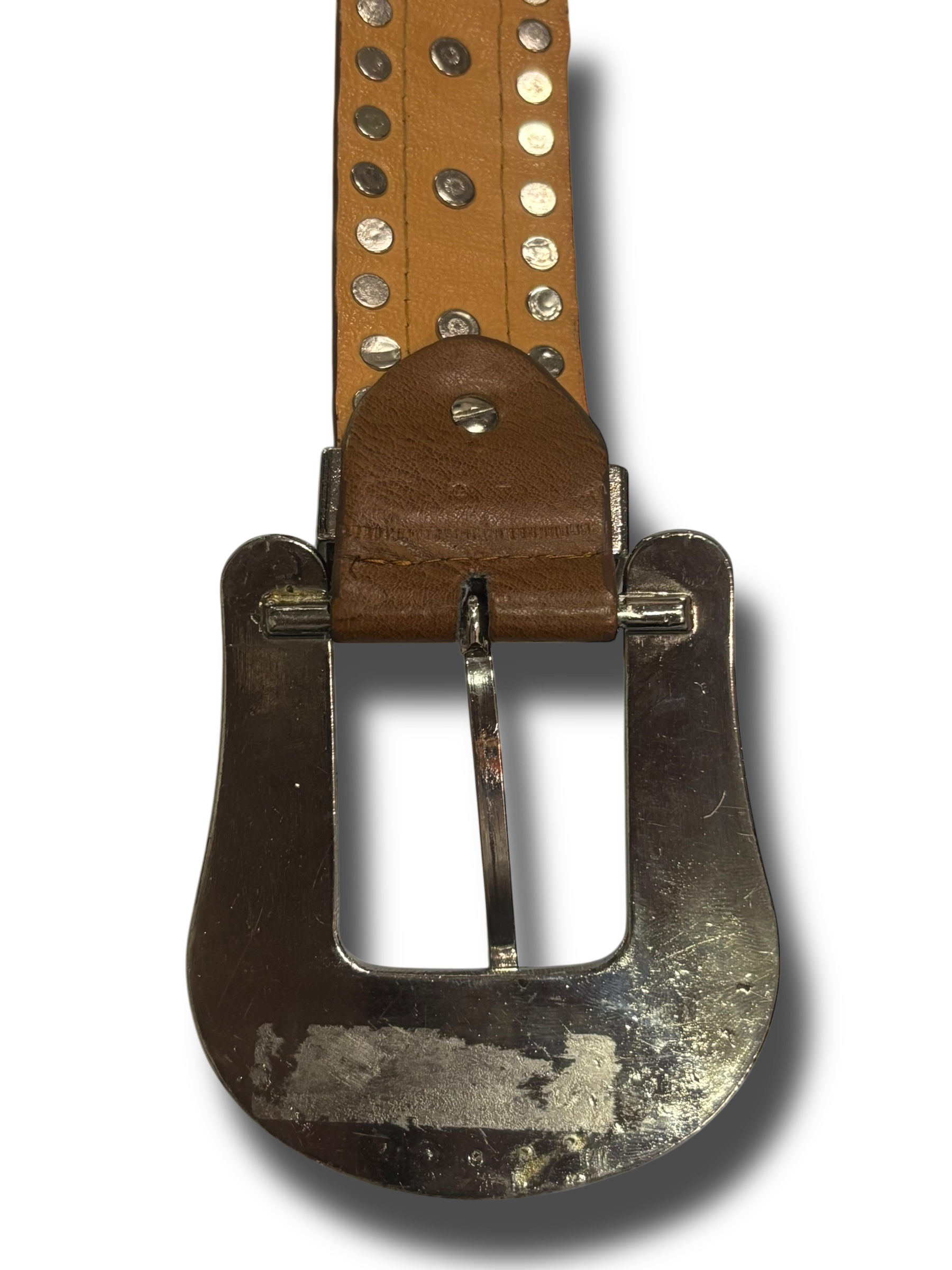 Vintage Y2K rhinestone cowboy pasek