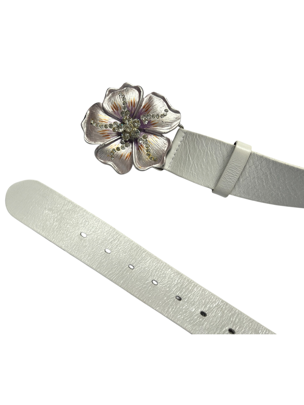 Vintage 00s Y2k flower pásek