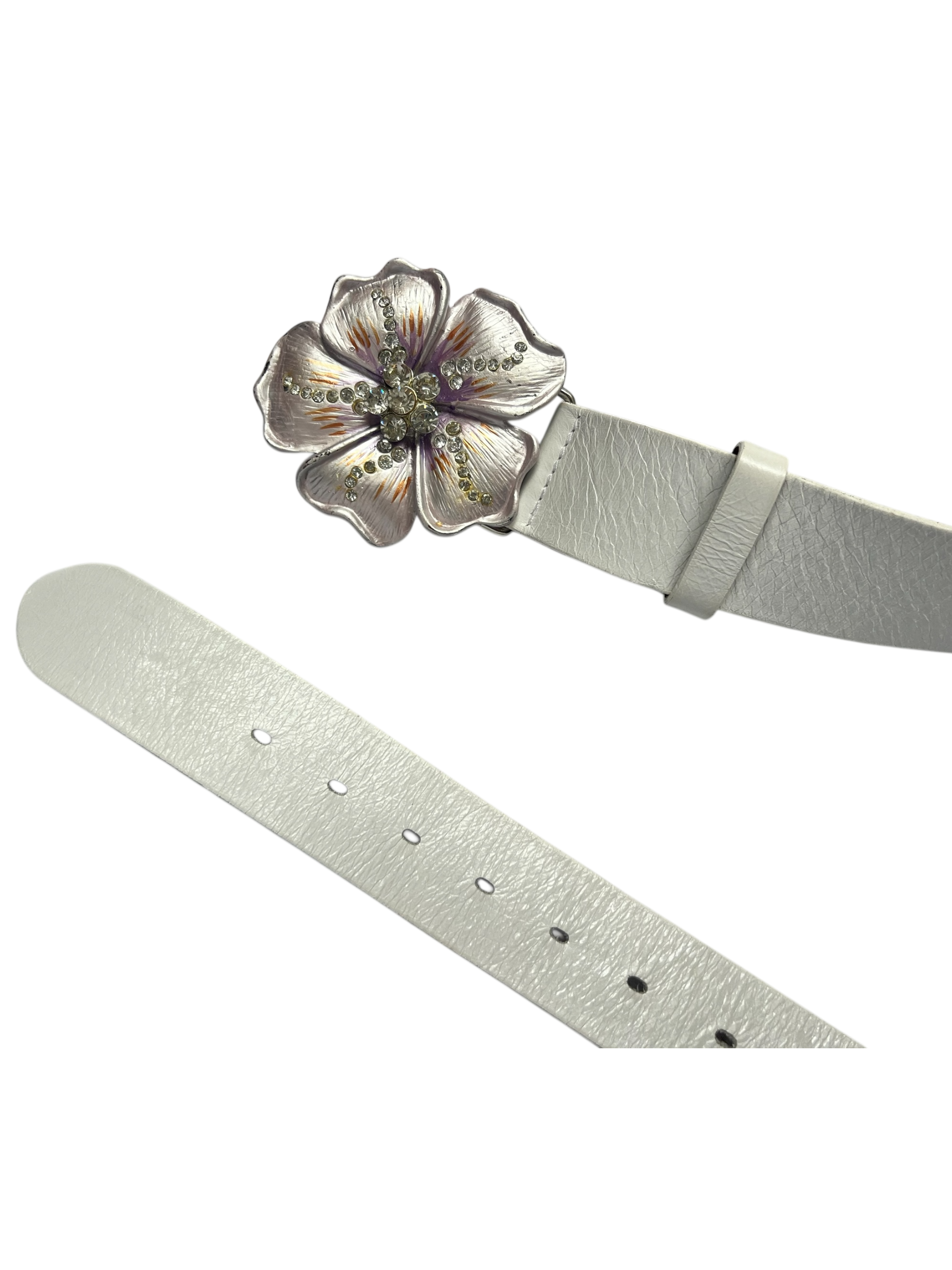 Vintage 00s Y2k flower pásek