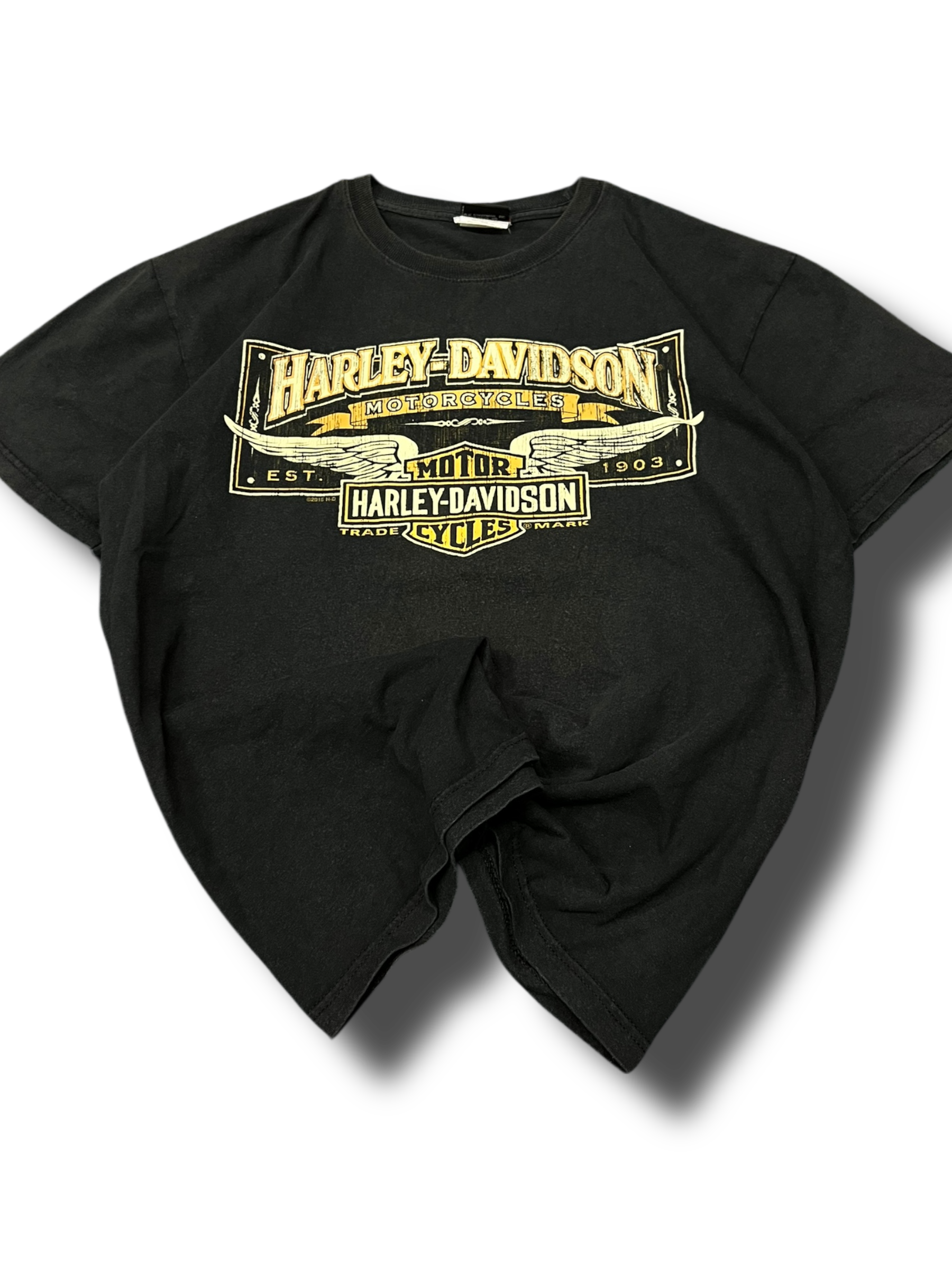 Vintage rare 00s Y2K 2014 Harley Davidson graphic triko