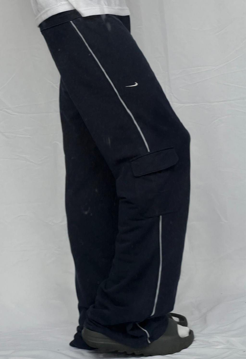 Y2K Nike baggy tepláky dámské