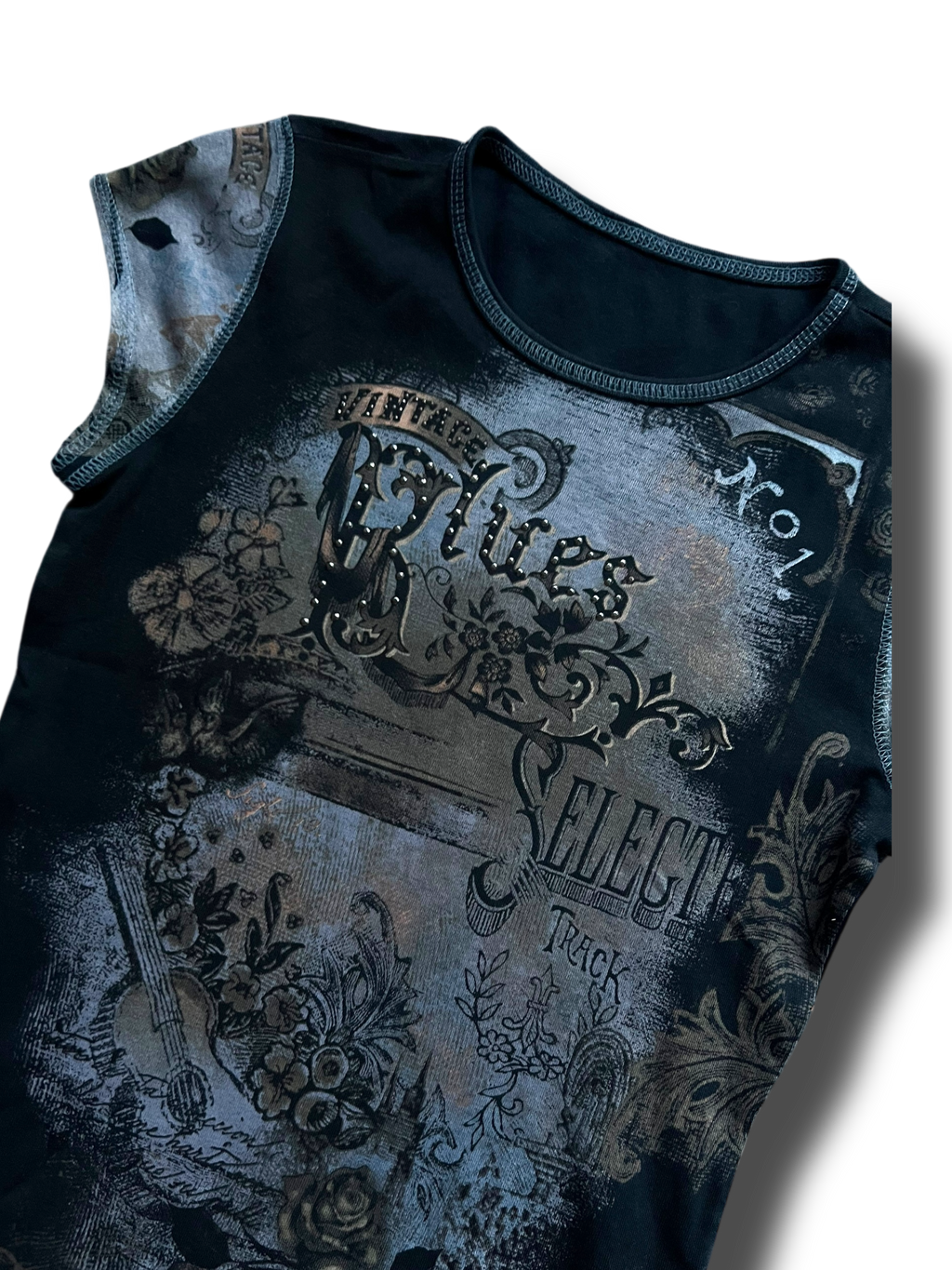 Vintage graphic opium top