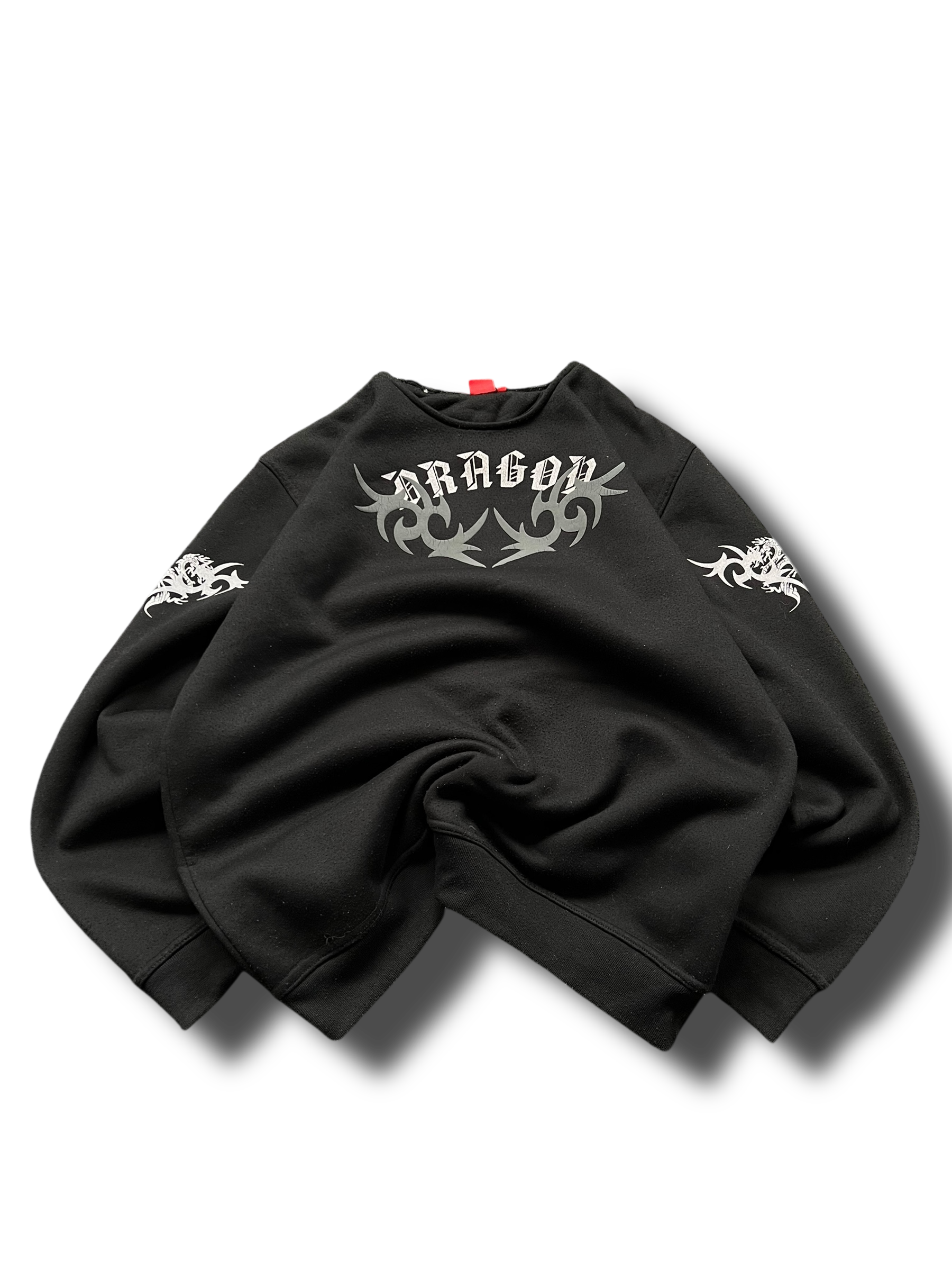 Vintage tribal dragon crewneck