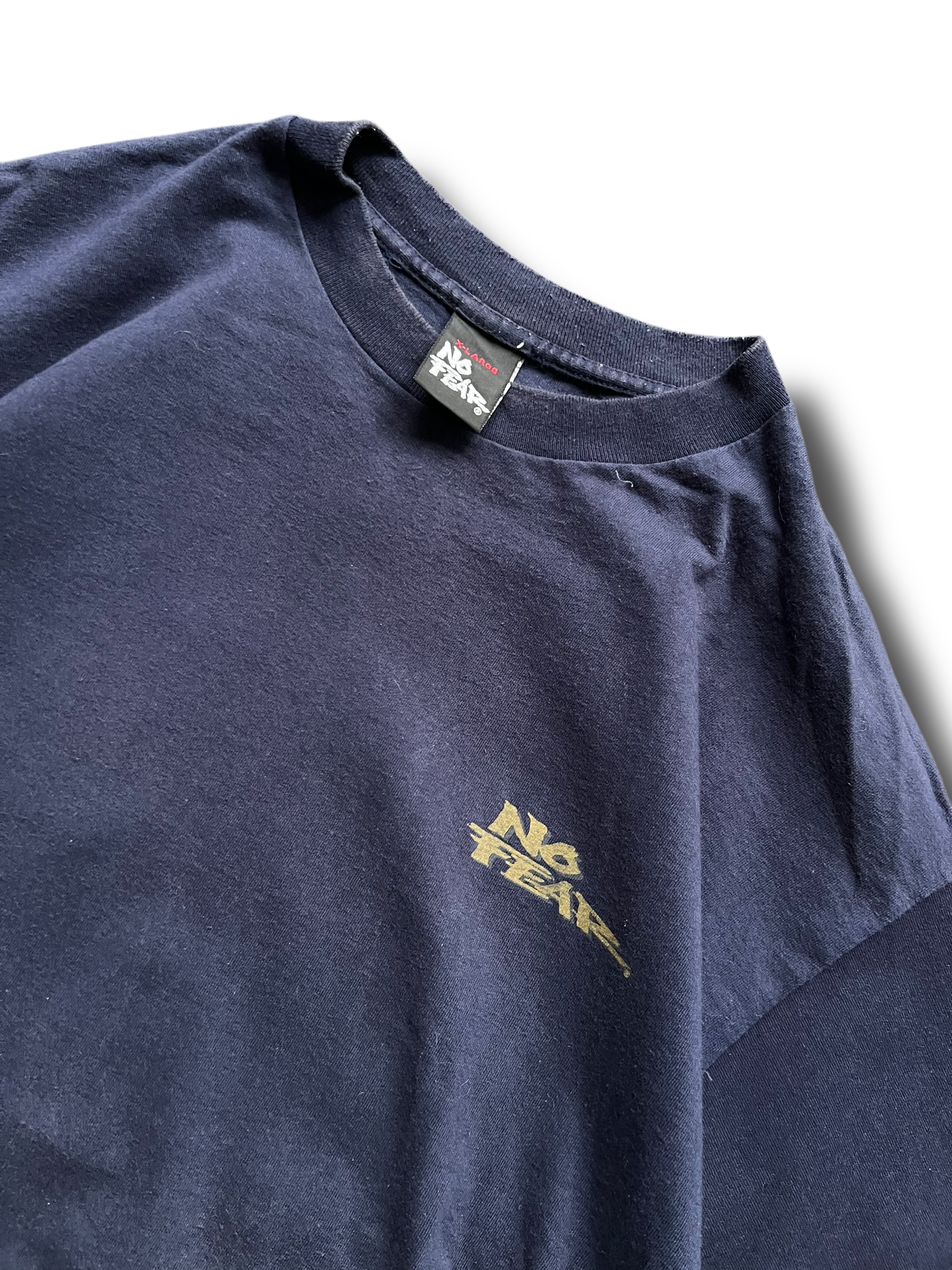 90s graphic Y2k No Fear rare triko
