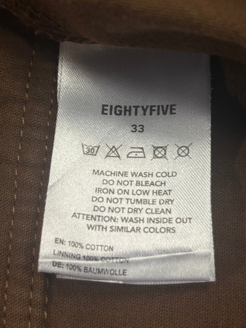 Eightfive baggy cargo kalhoty