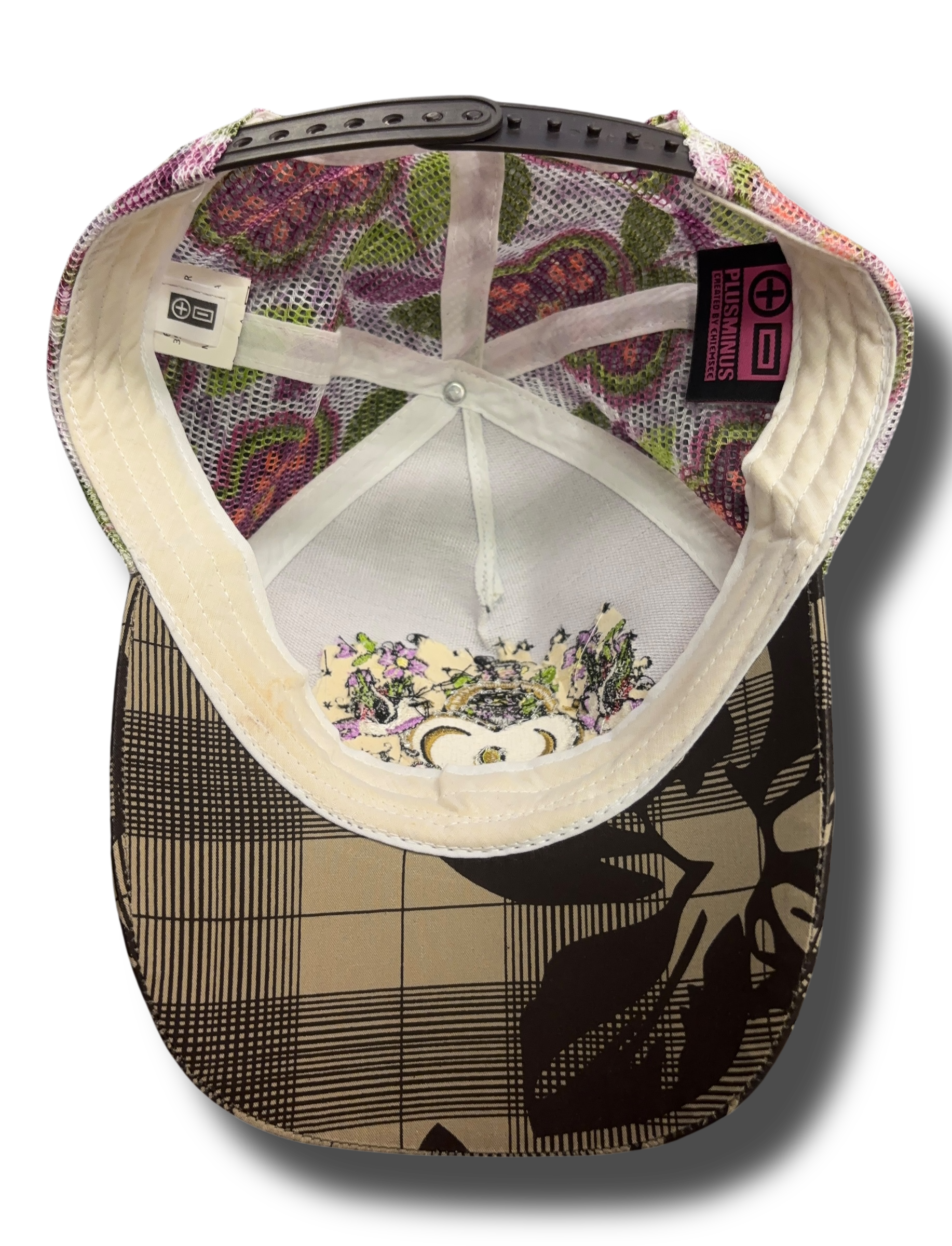 Vintage Y2K Plusminus stitched kšiltovka