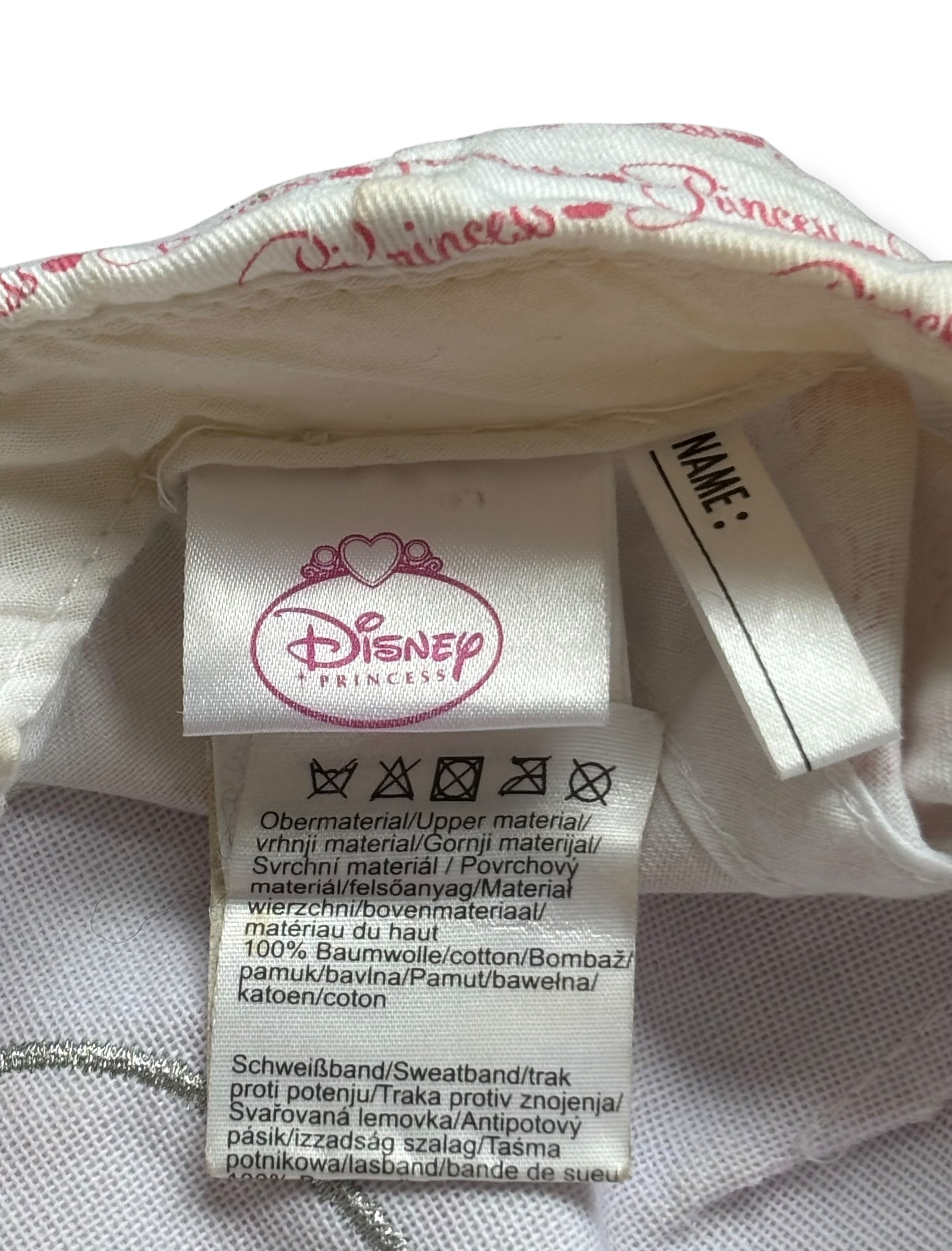 Vintage Y2K Disney Princess kšiltovka