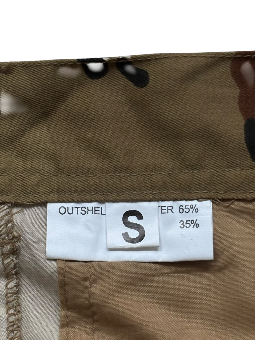 Desert Camo baggy maskáčové kalhoty y2k