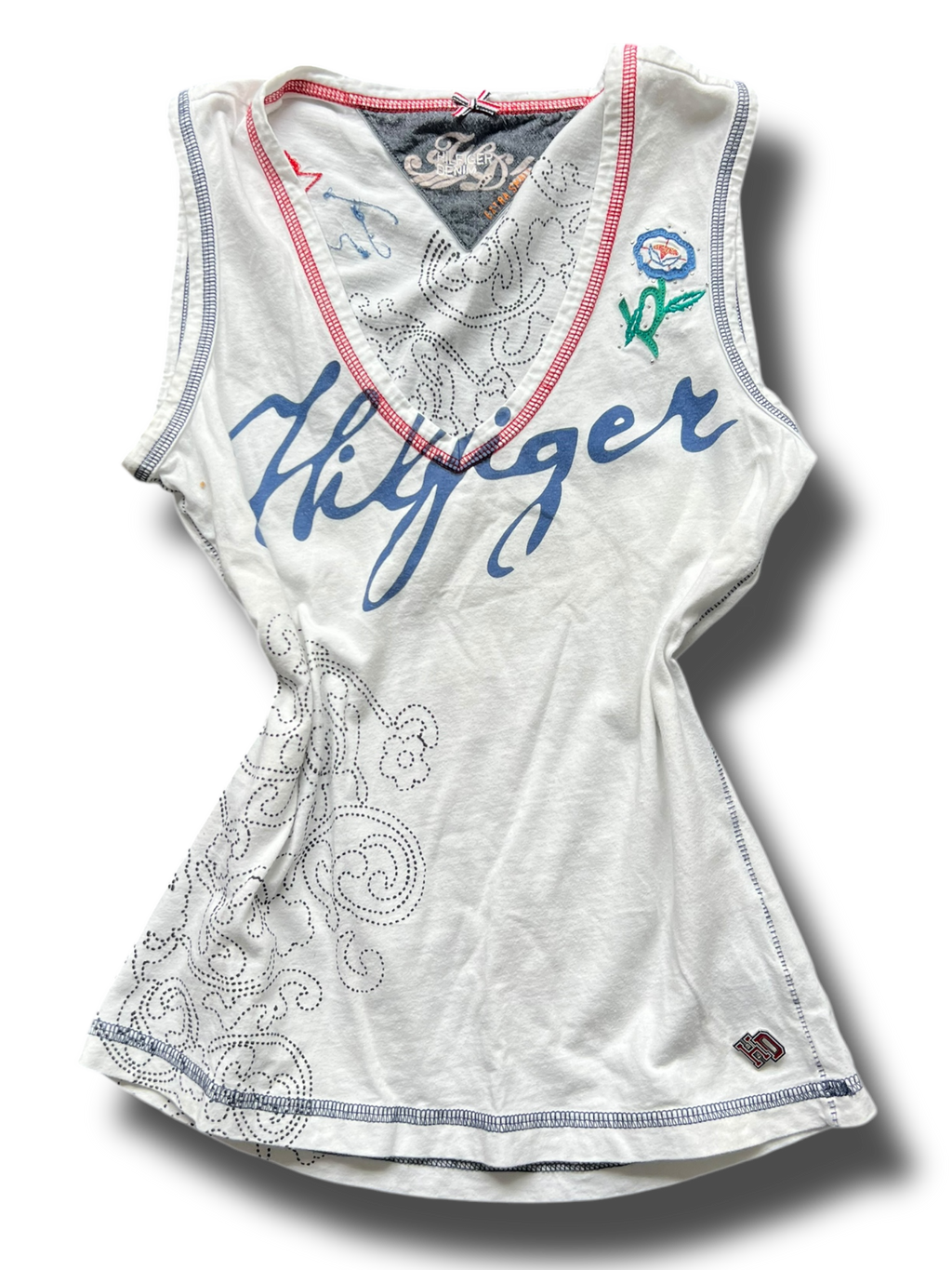 Vintage 00s Y2K girly Tommy hilfinger top