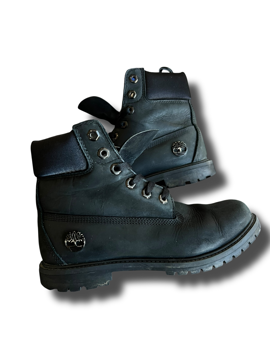 Leather timberland boty