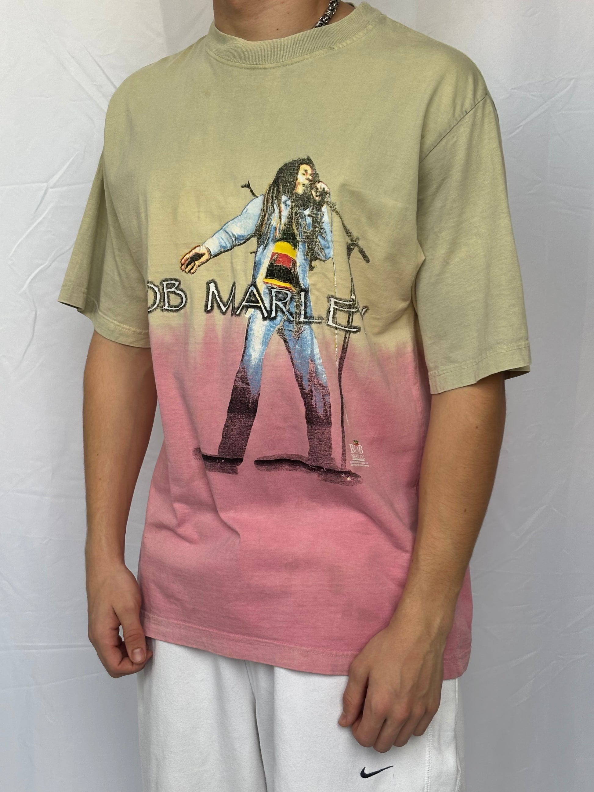 Vintage 2000 Bob Marley graphic triko