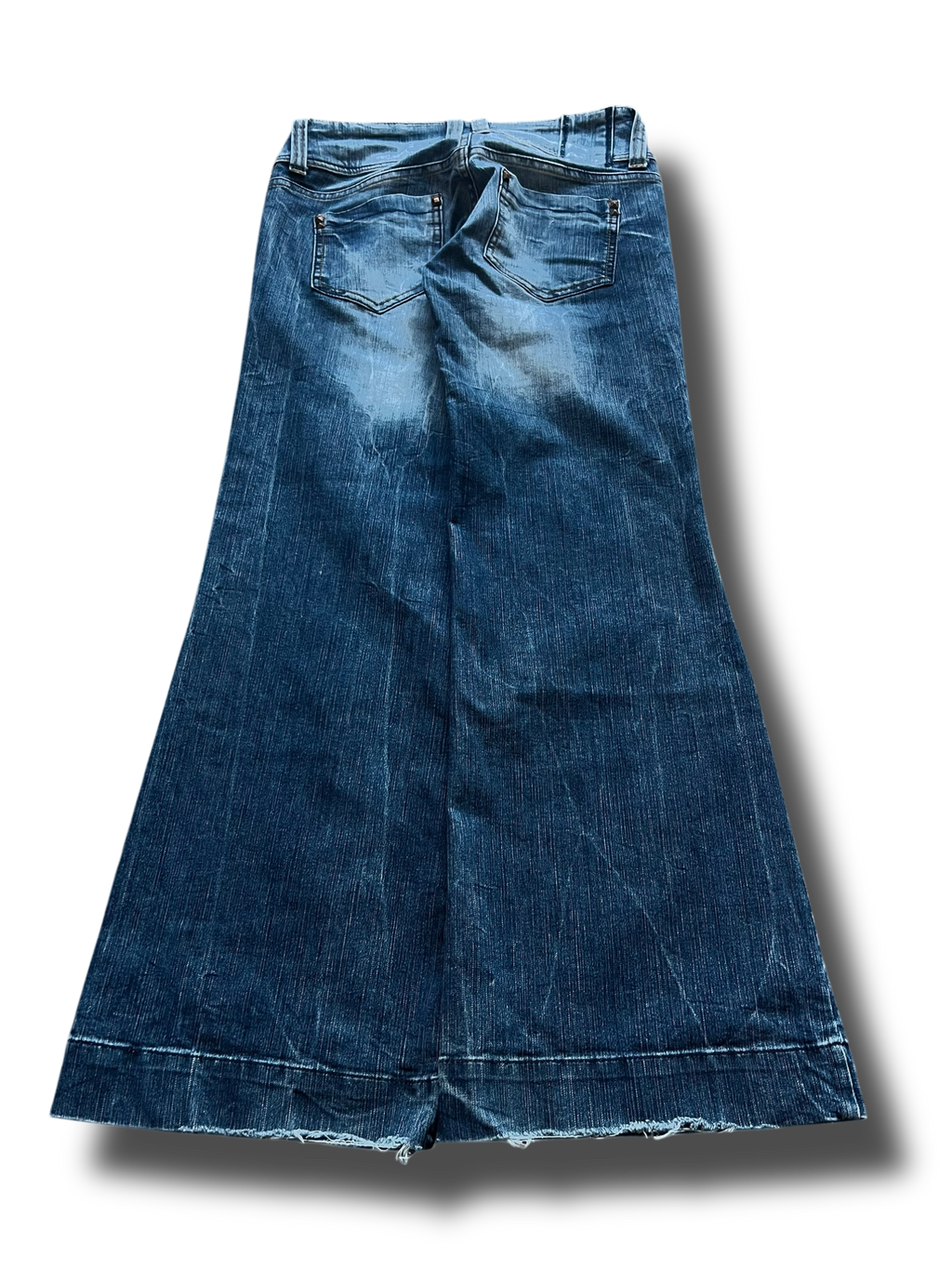 Vintage 00s Y2K girly bootcut blind date washed jeans