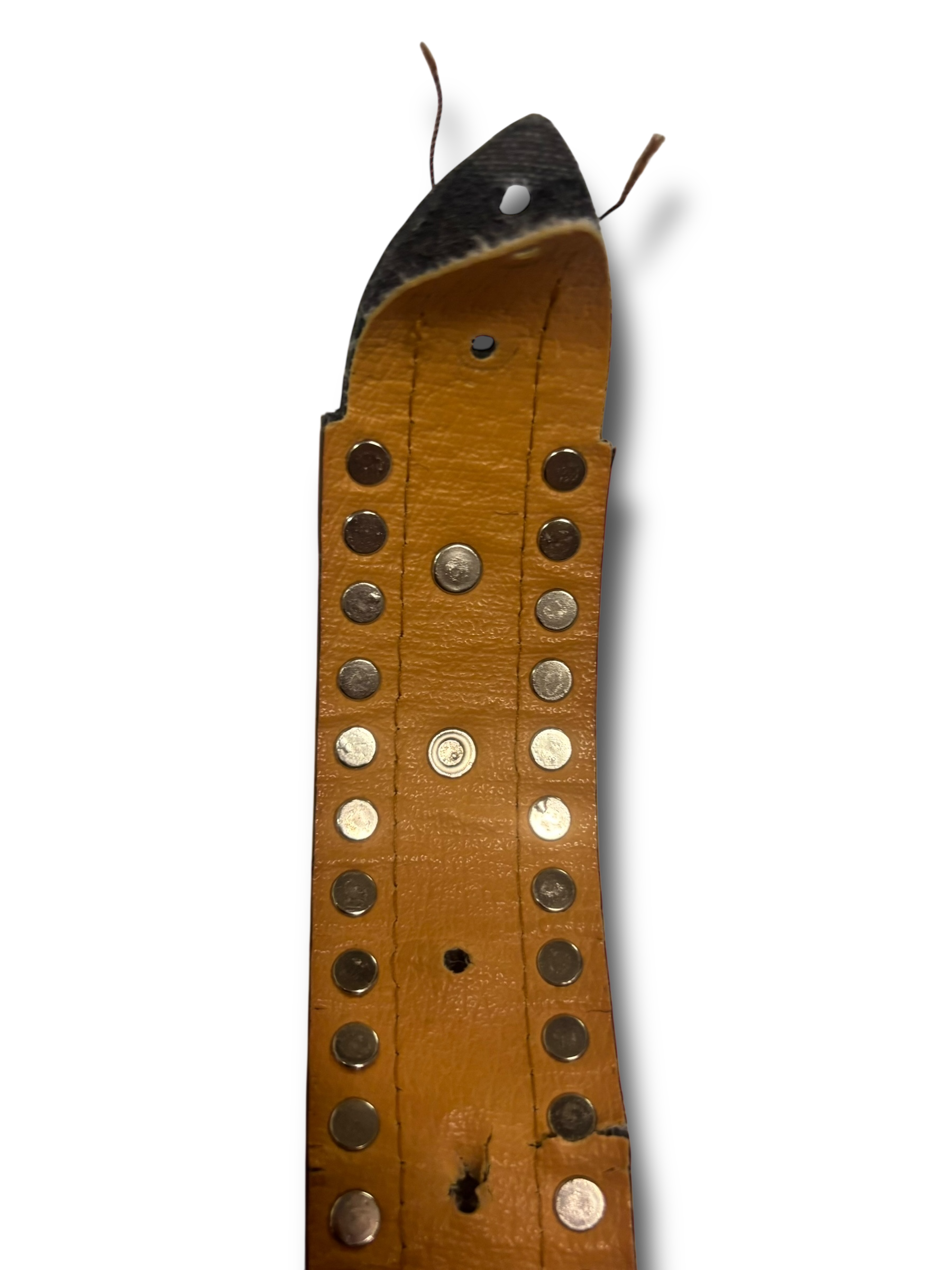 Vintage Y2K rhinestone cowboy pasek