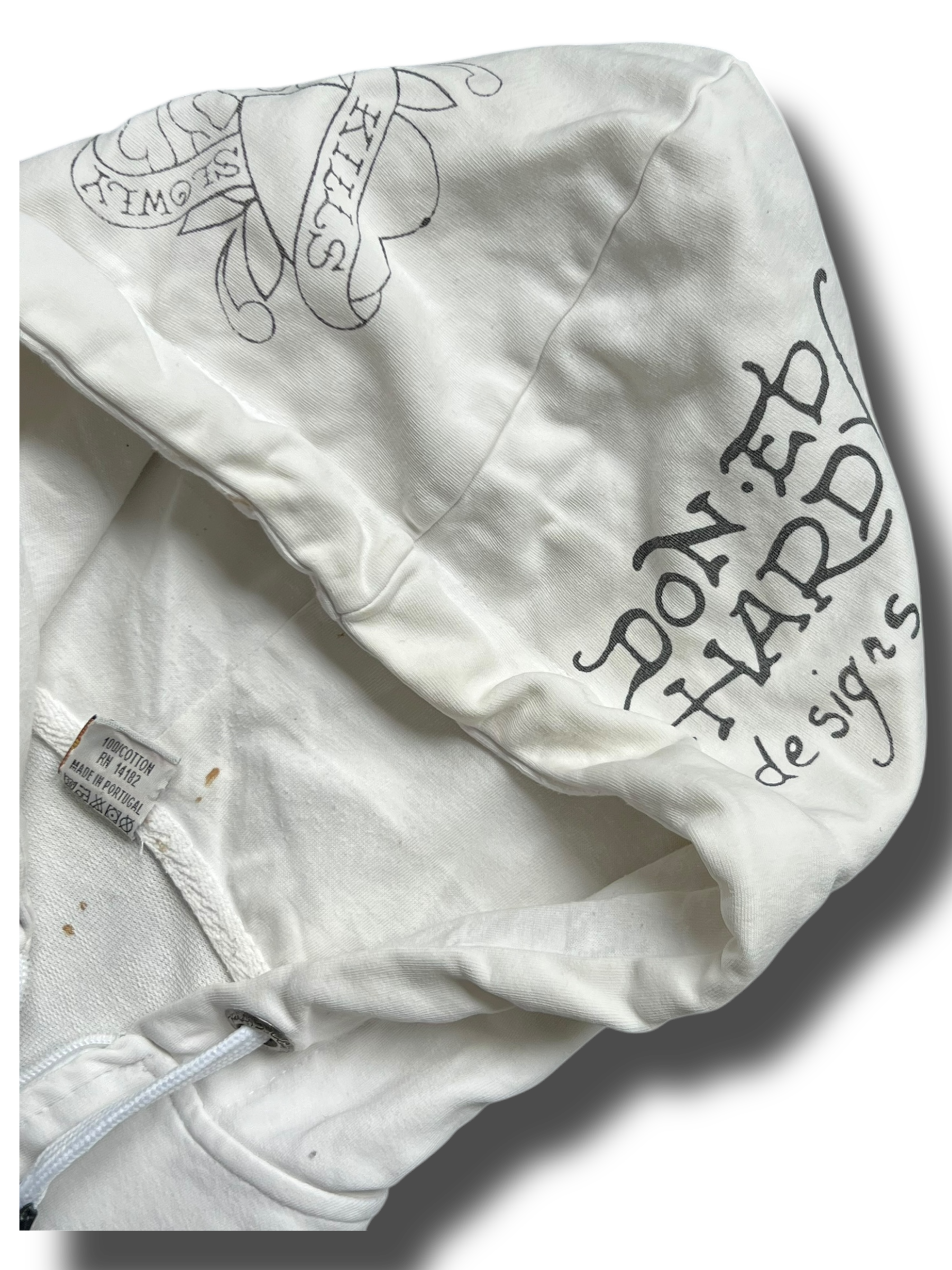 Vintage rare girly graphic Ed Hardy mikina