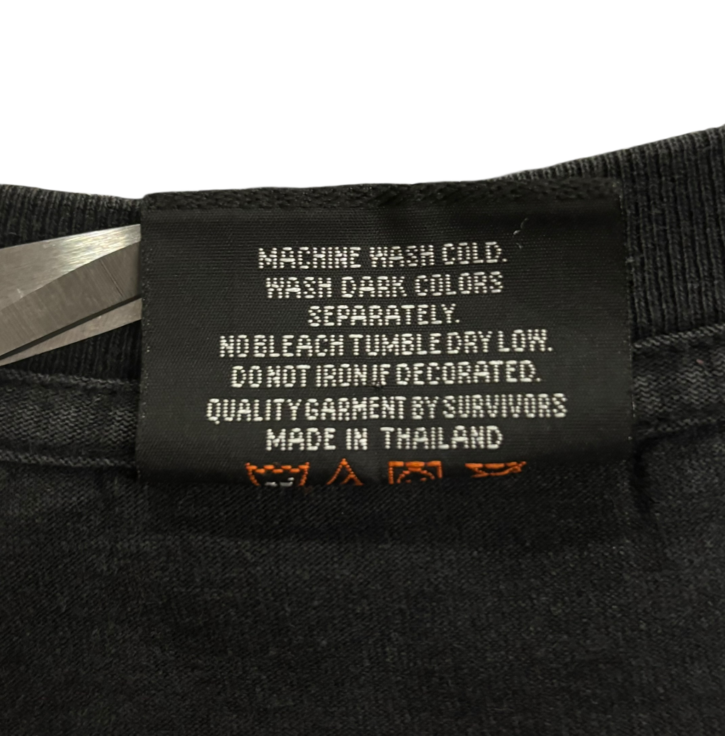 Vintage Y2K wolf graphic tričko