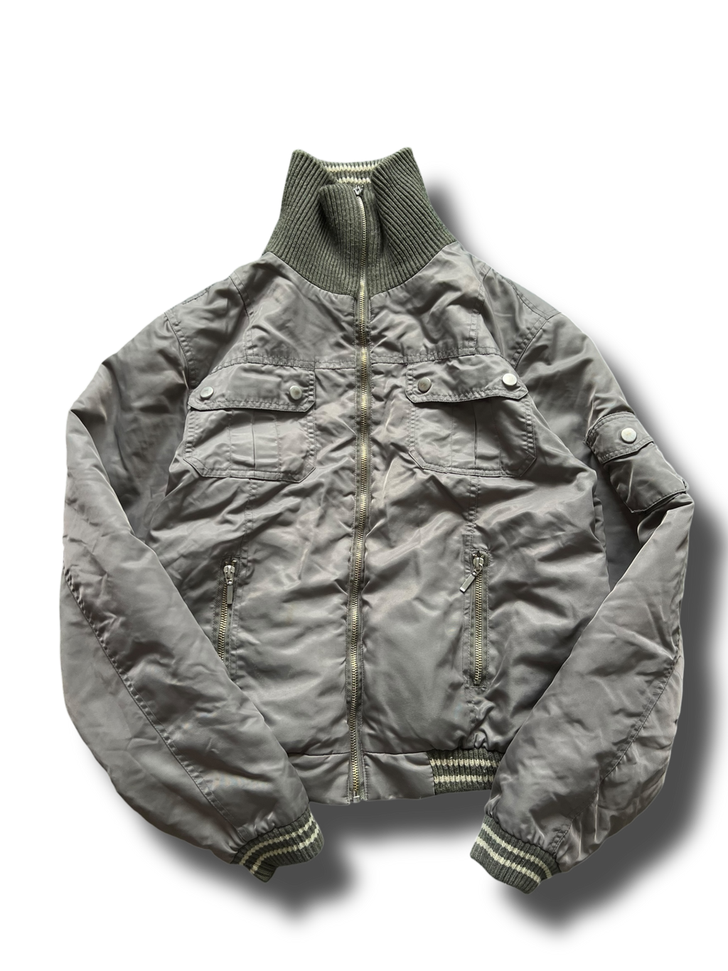 Y2k dámská bomber bunda