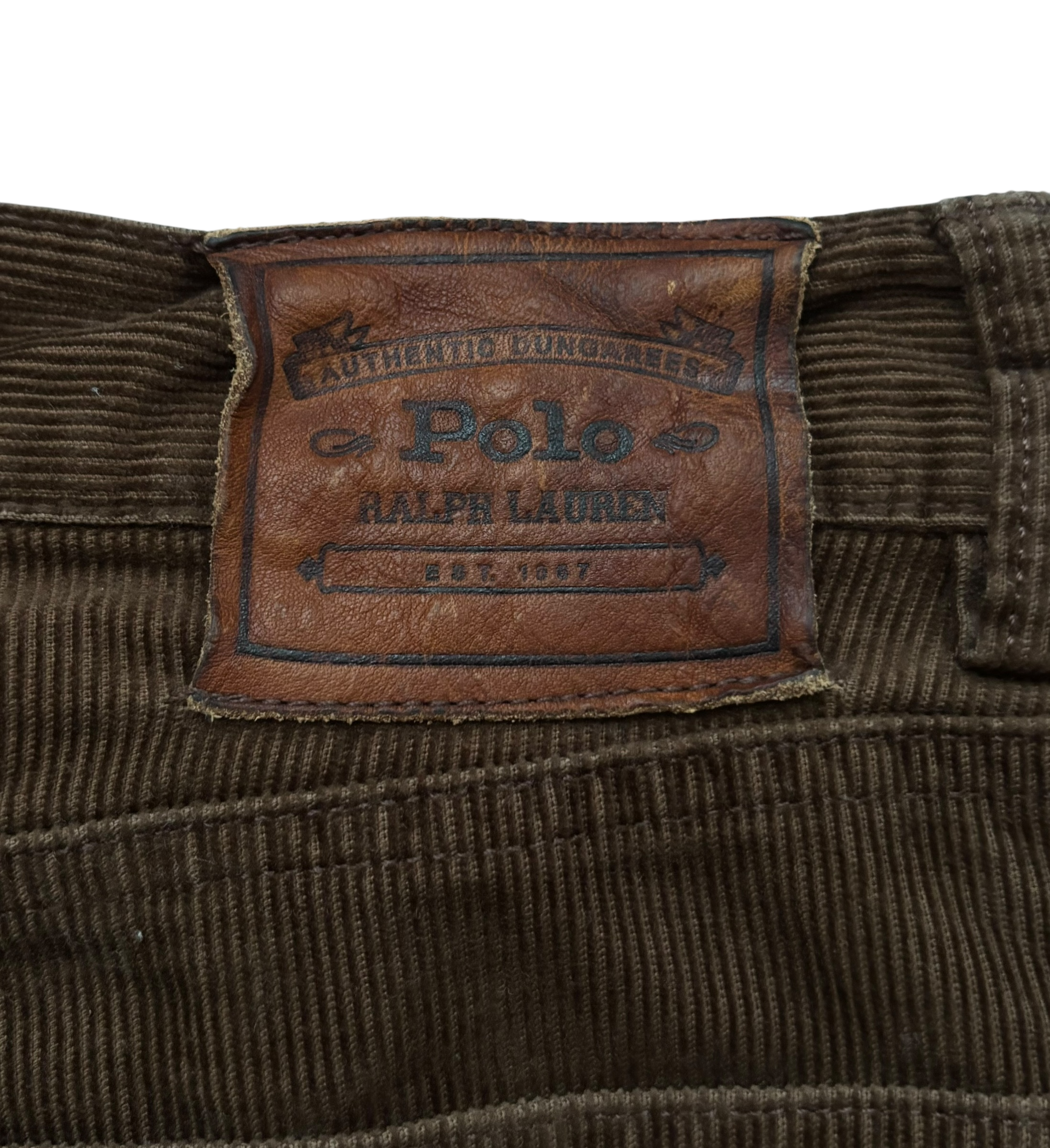 Vintage Polo Ralph Lauren manšestrové kalhoty