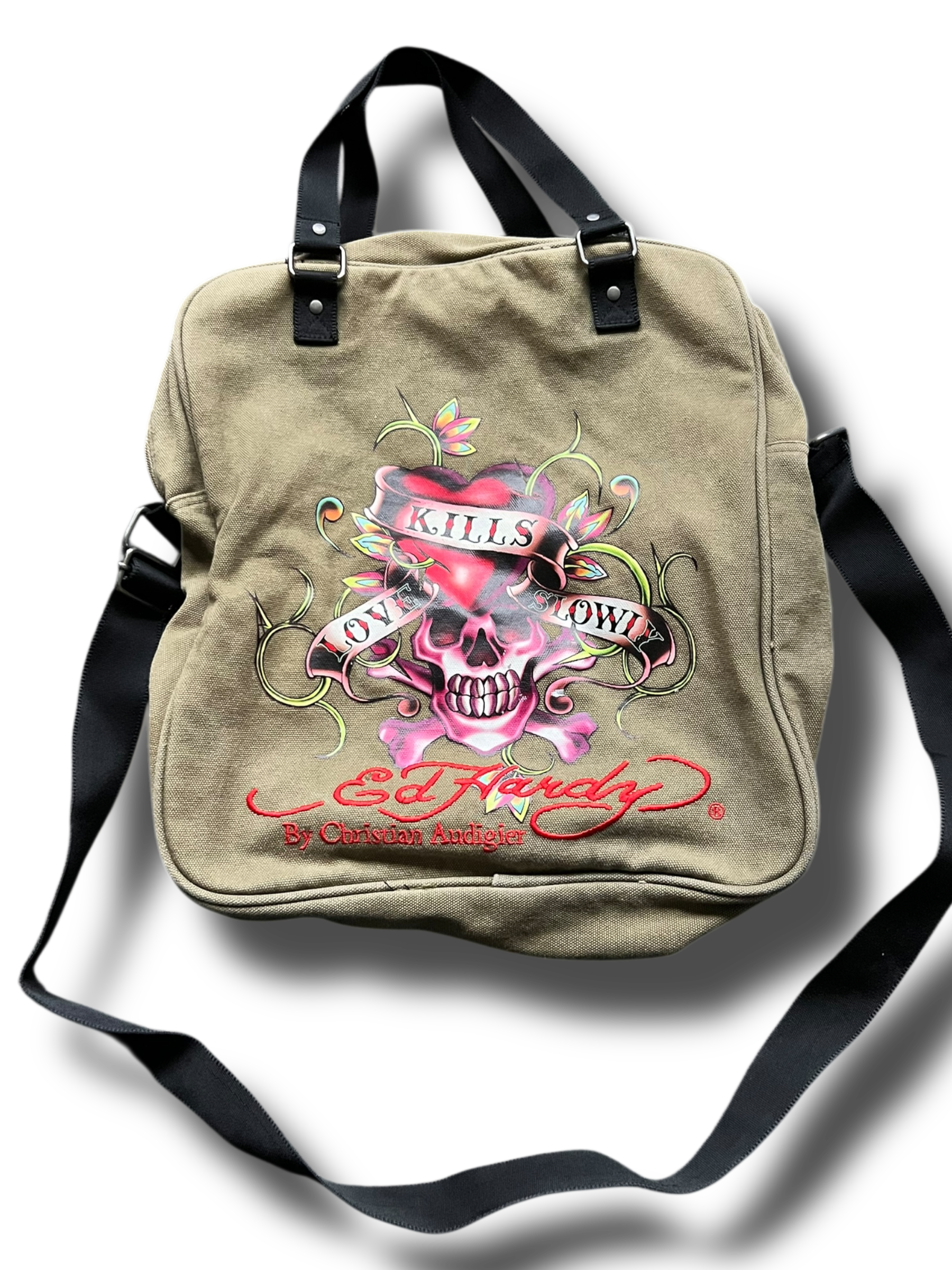 Vintage 2009 Y2k Ed Hardy taška