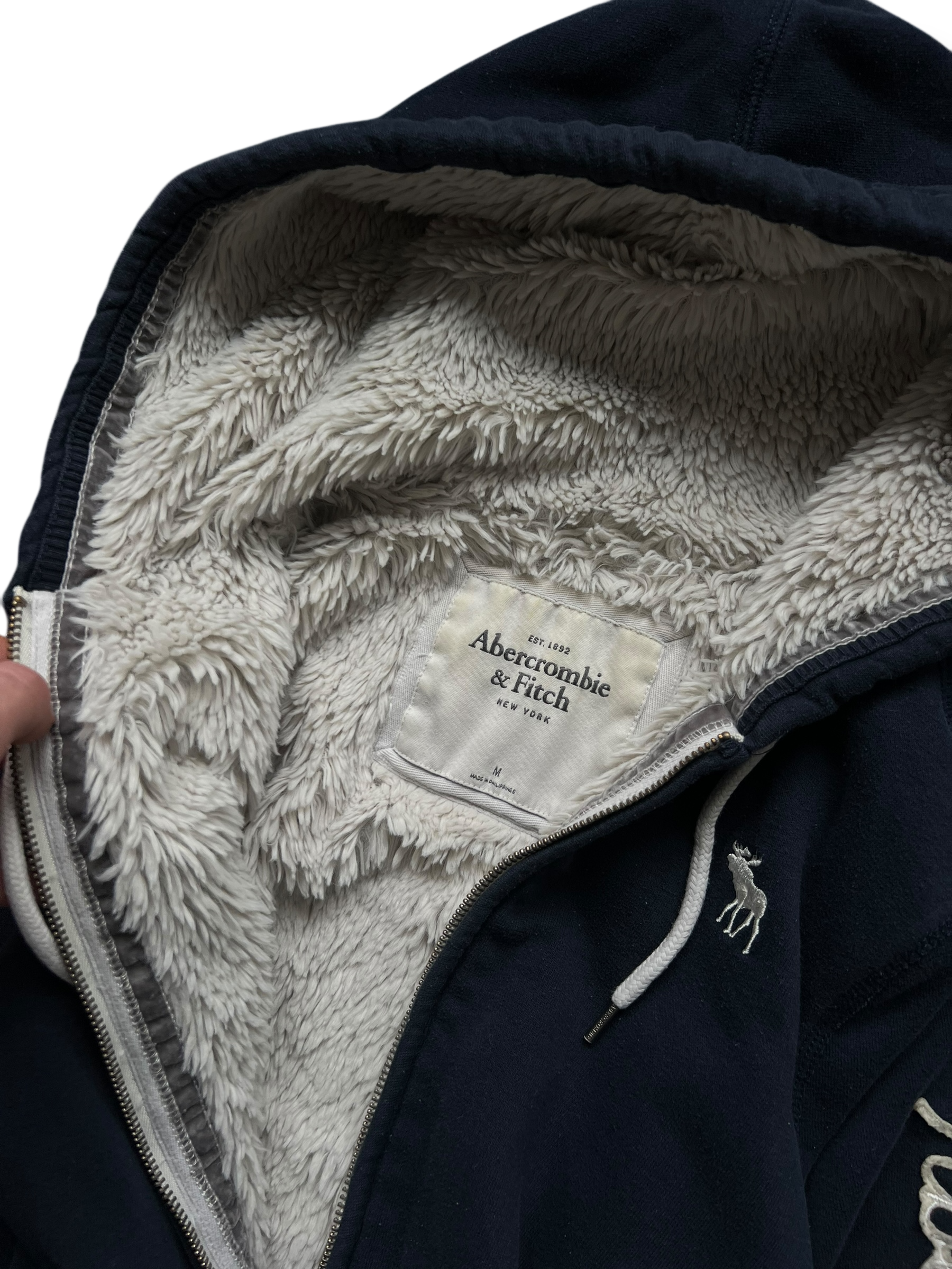 Vintage heavy Y2k girly furry Abercrombie & Fitch mikina