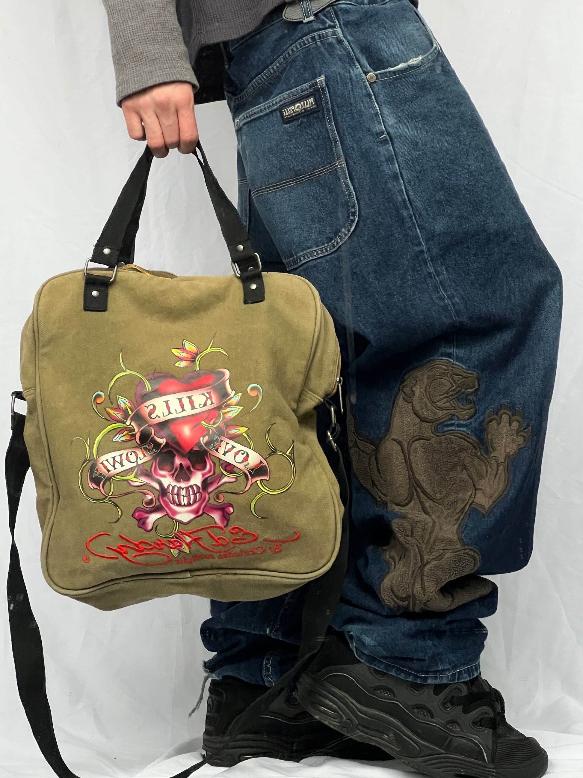 Vintage 2009 Y2k Ed Hardy taška