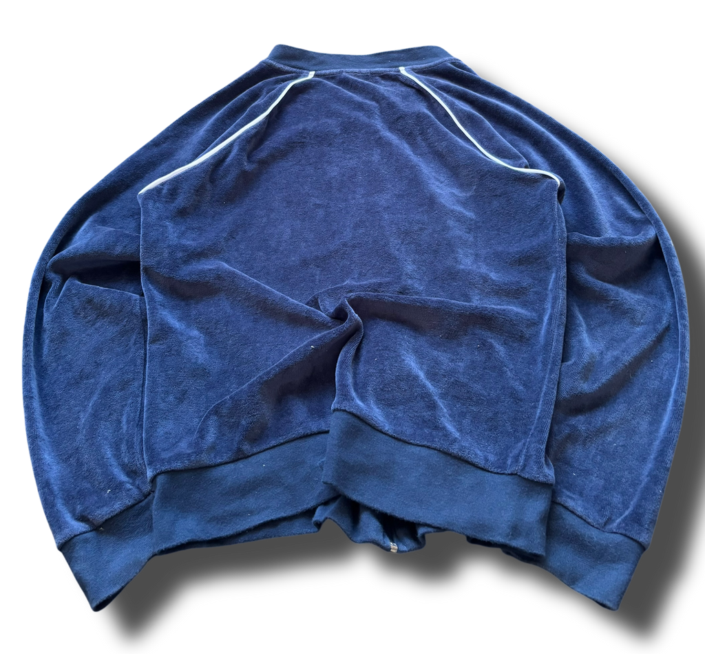 Y2K Bufallo plyšová mikina na zip dámská cropped