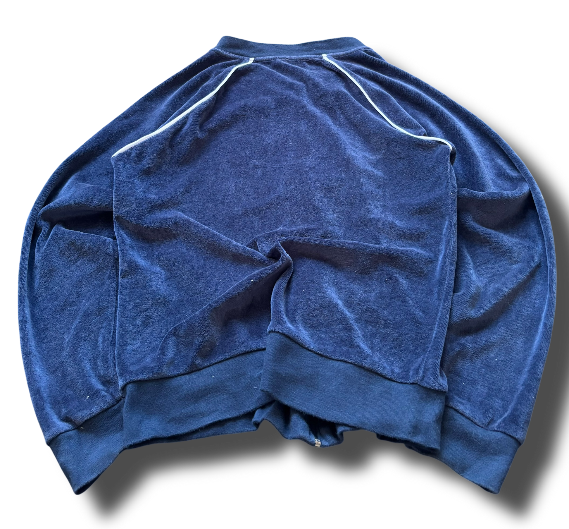 Y2K Bufallo plyšová mikina na zip dámská cropped