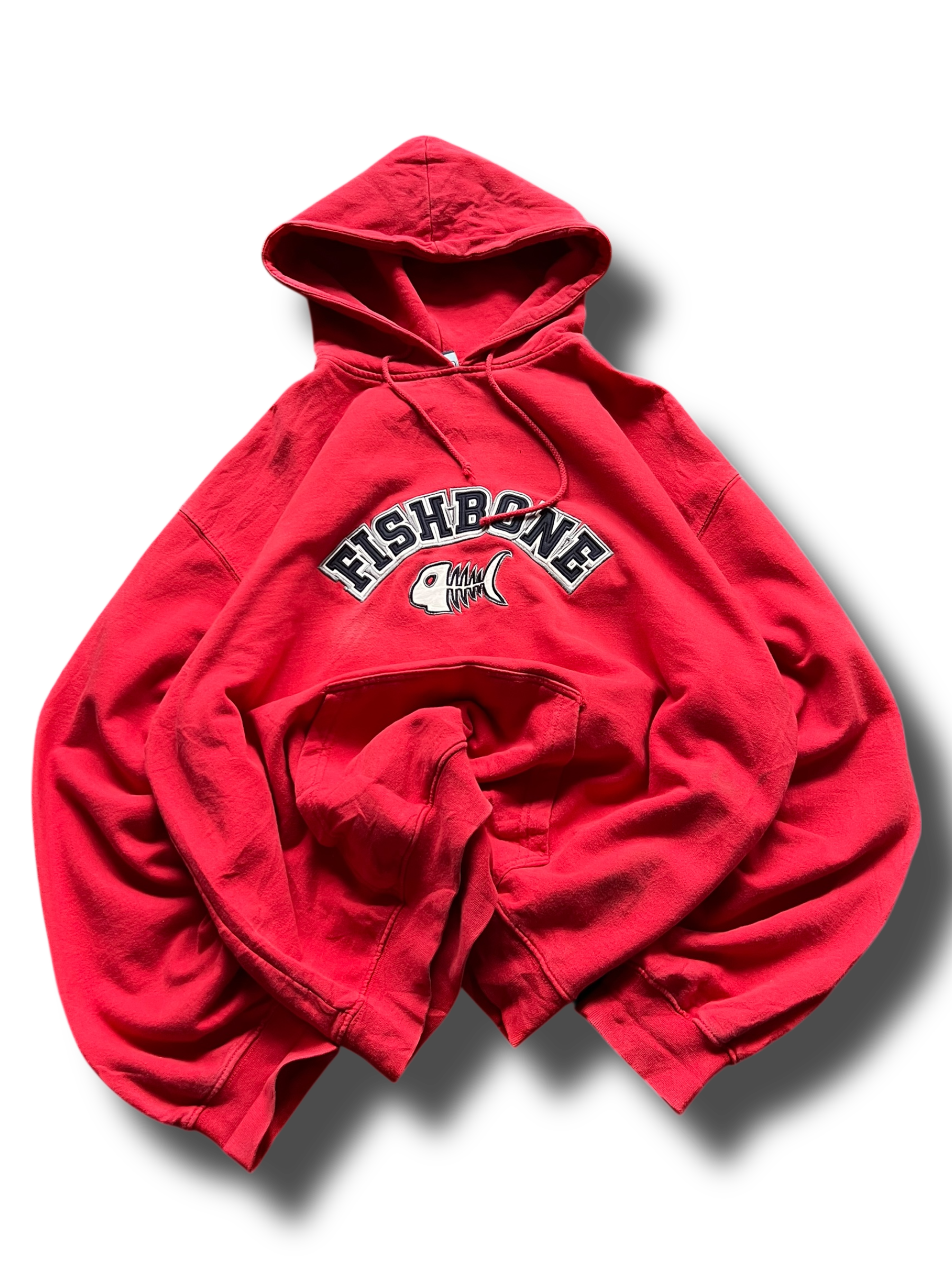 Vintage 90s heavy cotton Fishbone hoodie