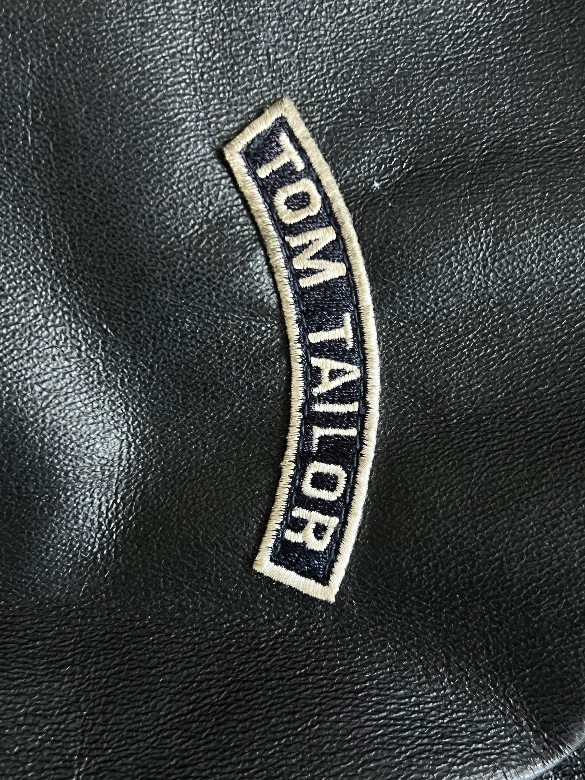 Vintage heavy real leather Tom Taylor kožená bunda