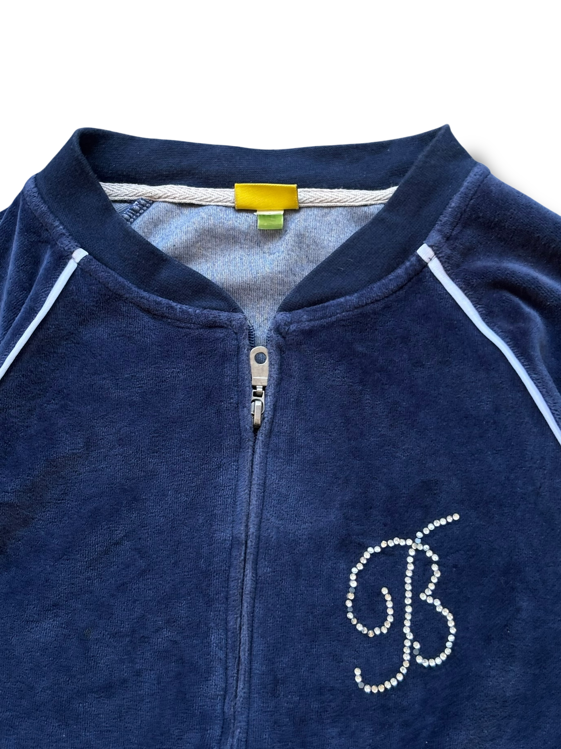 Y2K Bufallo plyšová mikina na zip dámská cropped