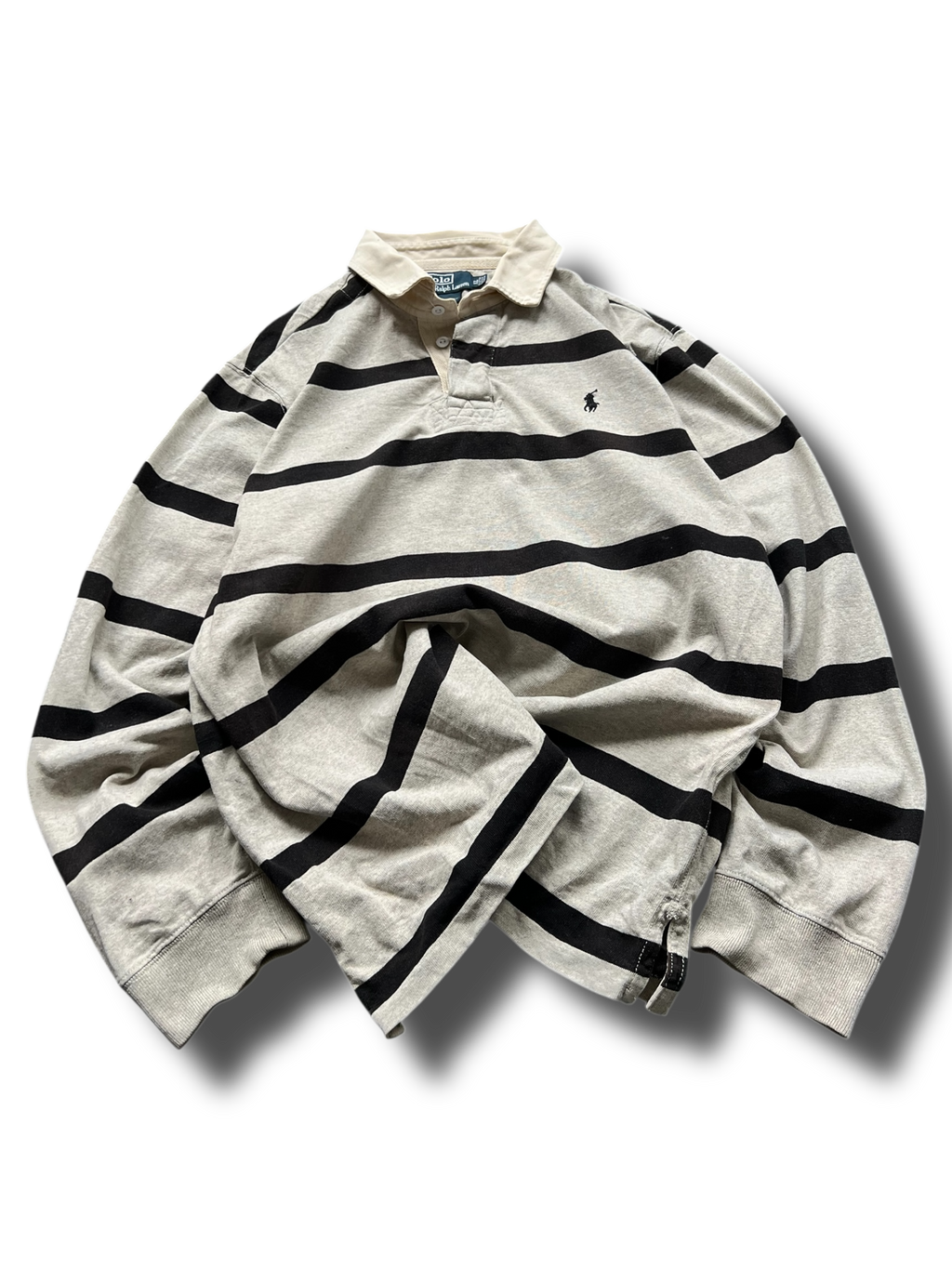 Vintage 90s heavy cotton Ralph Lauren polo longsleeve