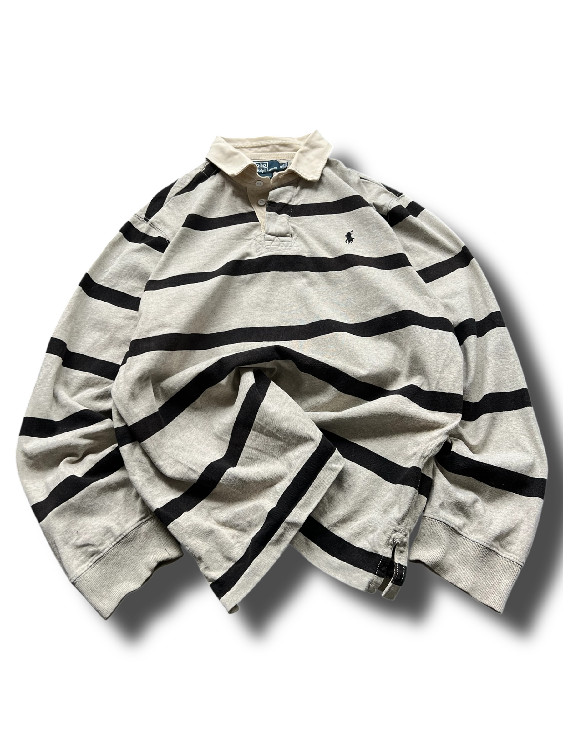 Vintage 90s heavy cotton Ralph Lauren polo longsleeve
