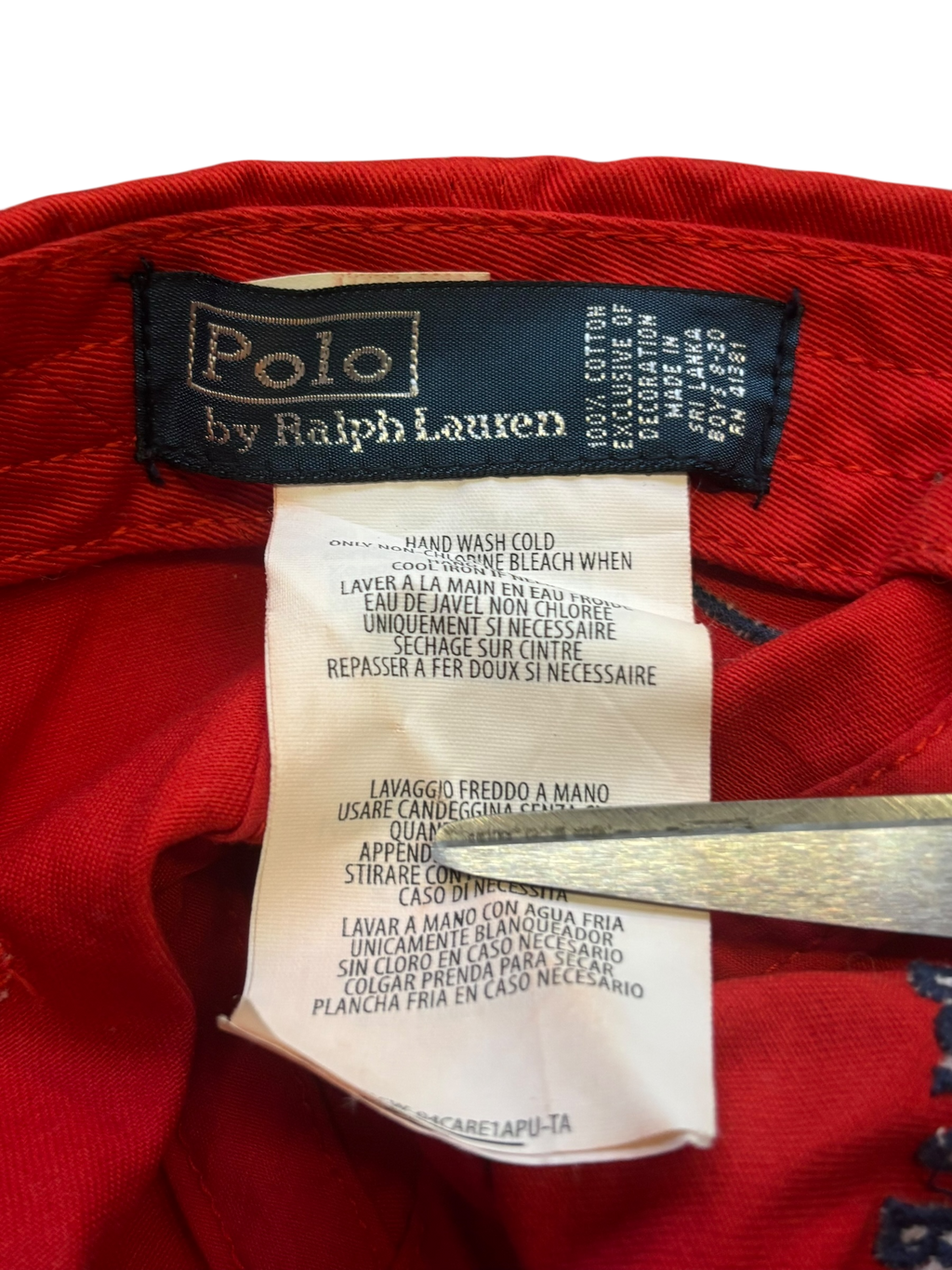 Y2K Polo Ralph Lauren kšiltovka