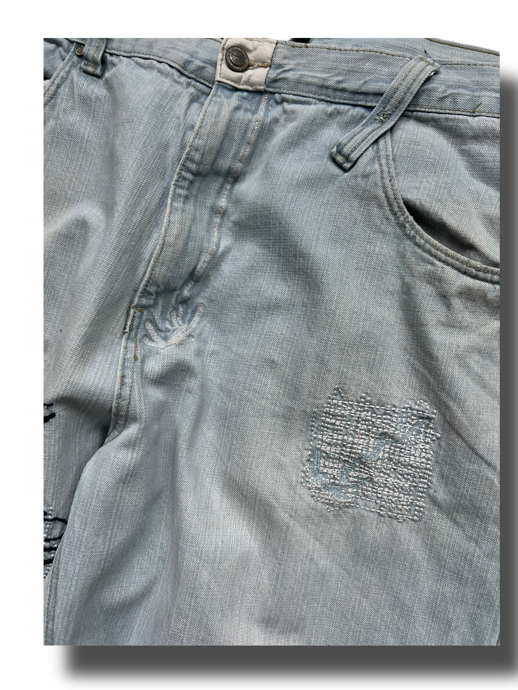 Vintage rare heavy washed Karl Kani jeans